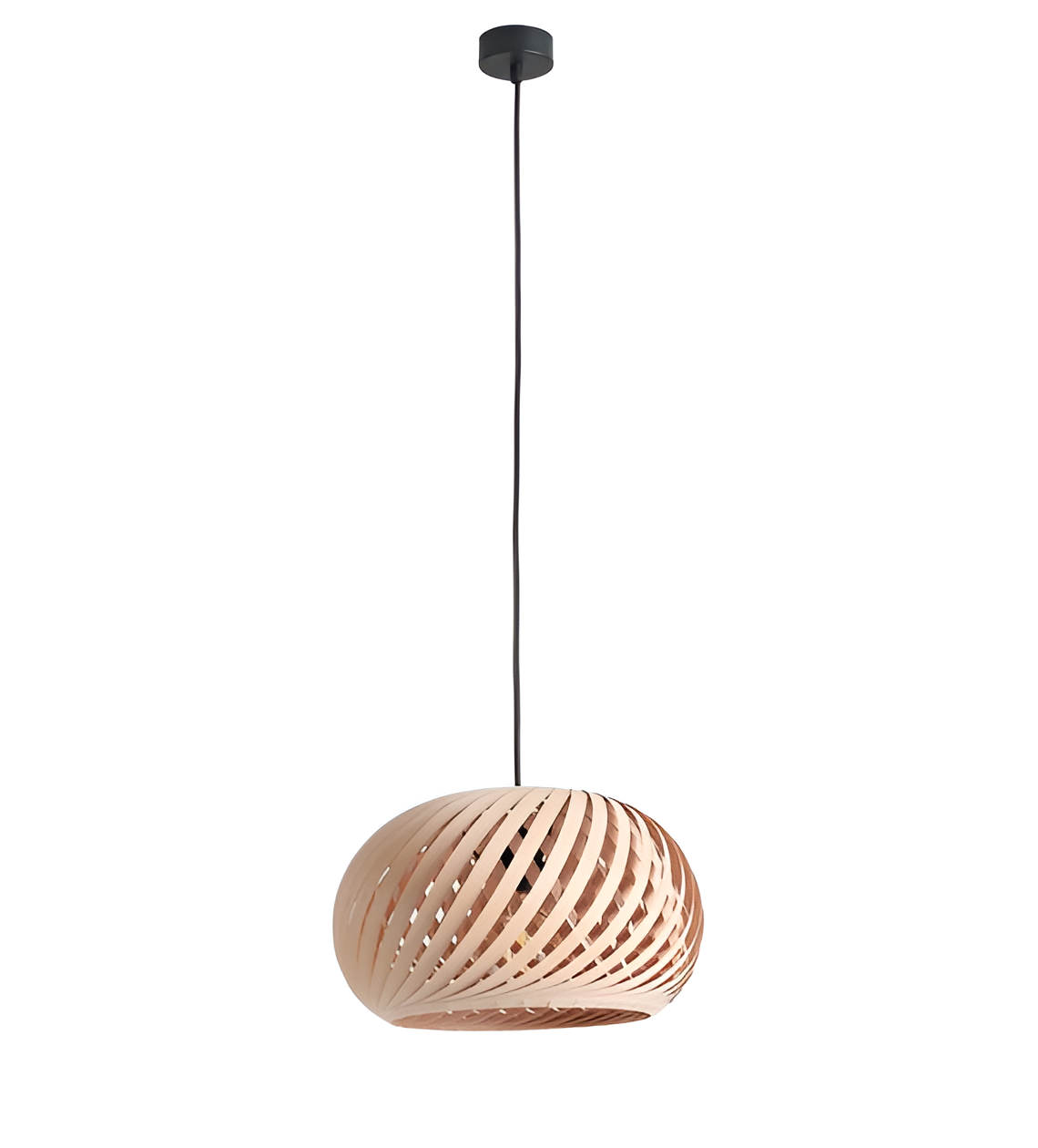Závesná lampa NATURE CROSS drevo
