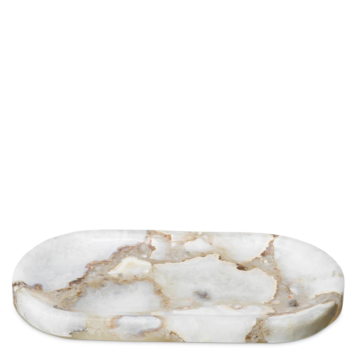 SONORA oval tray agate