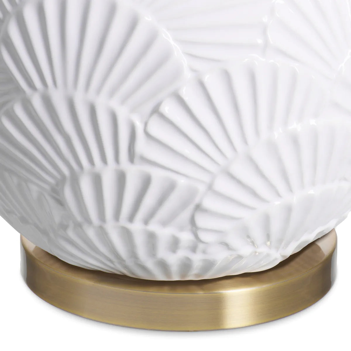 Stolná lampa ANDORRA zlomená biela