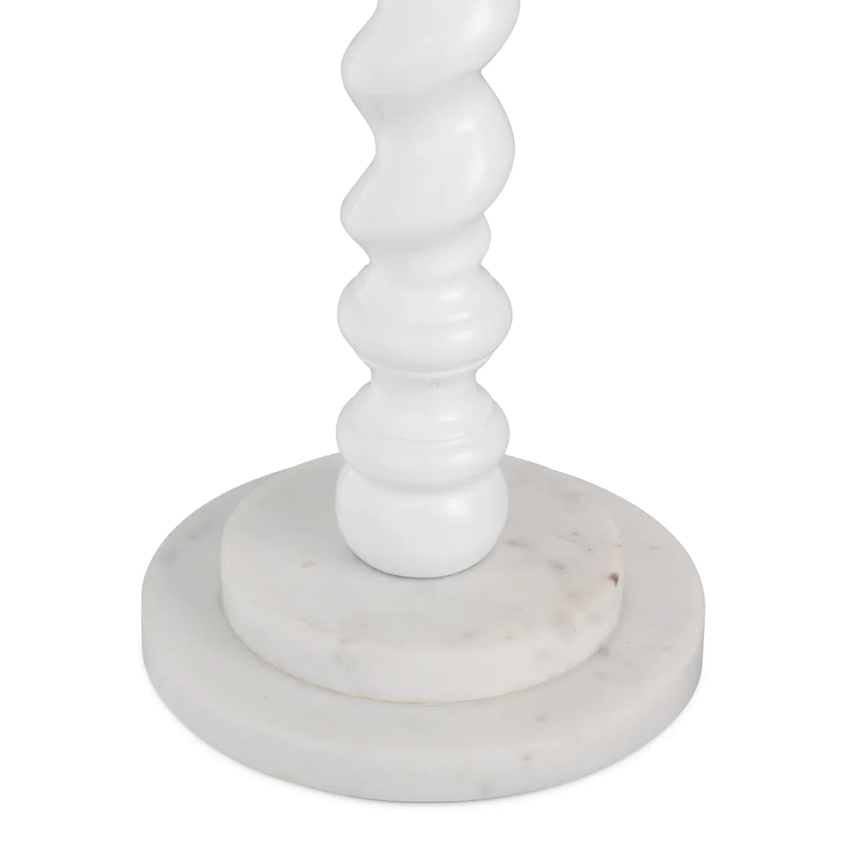 Stolná lampa MASSIMO krémová s bielym podstavcom