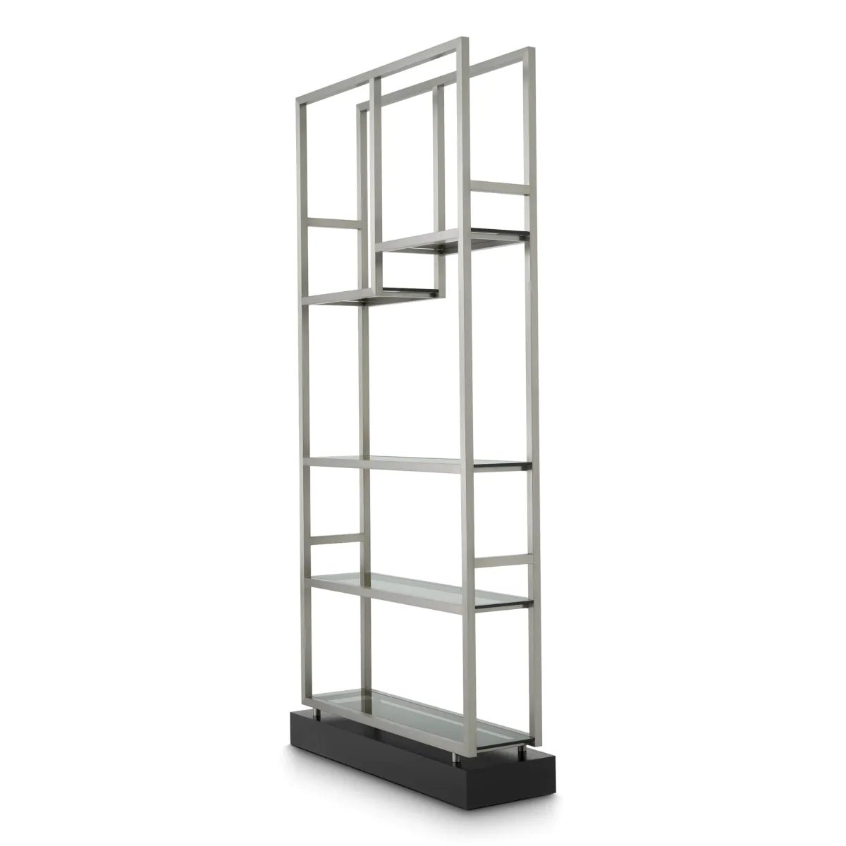 Regál CORRADO I strieborný