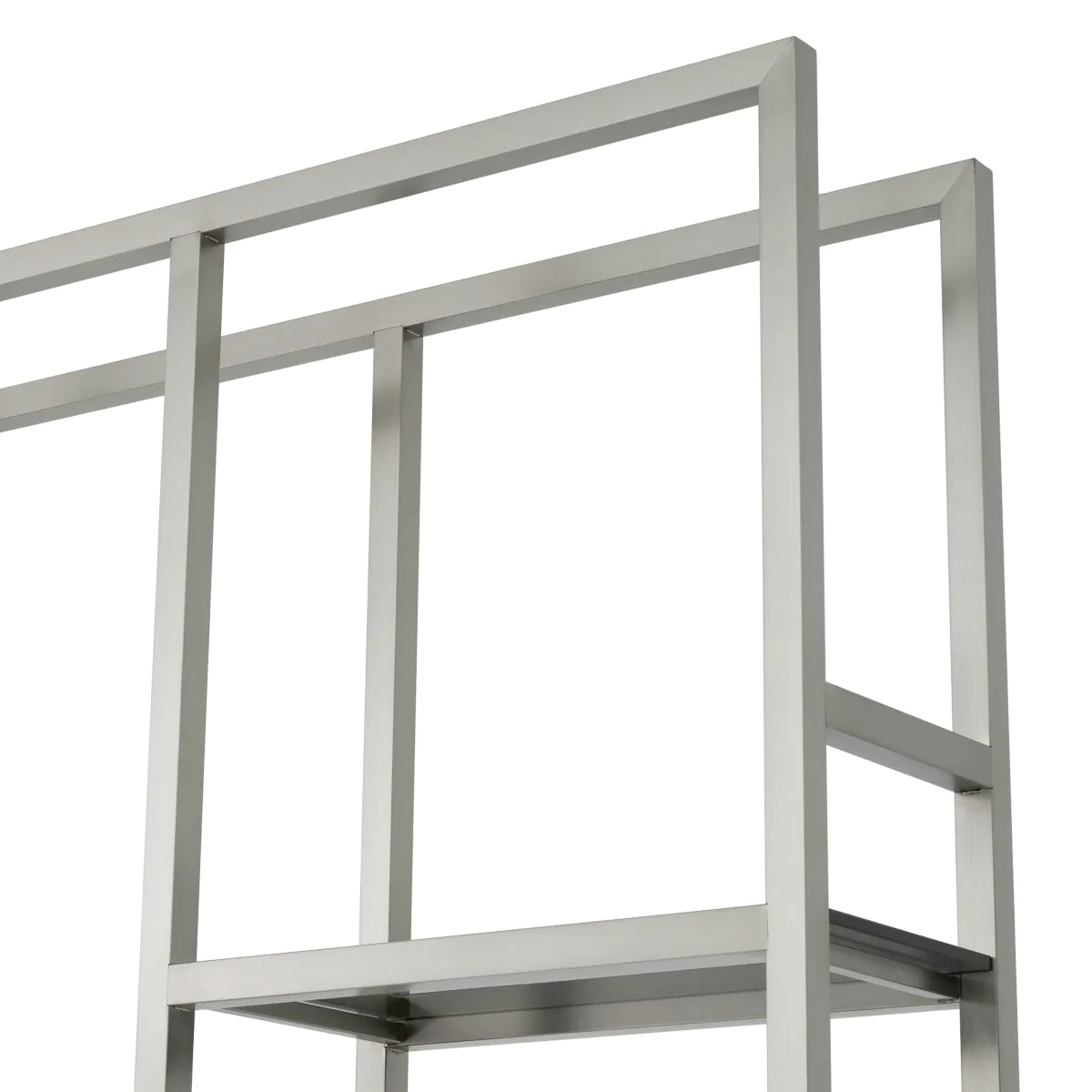 Regál CORRADO I strieborný