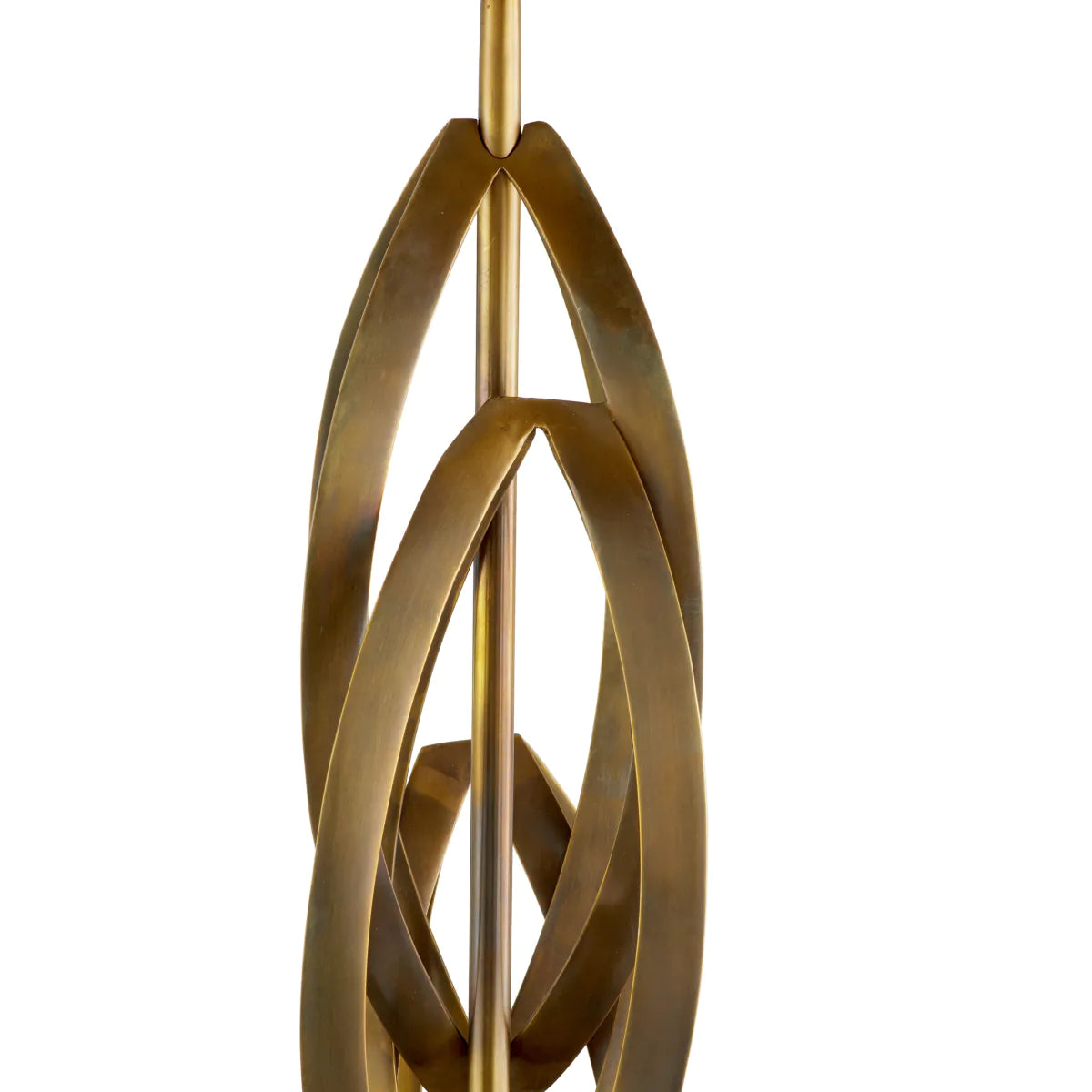 Stolná lampa BELLAMONT antická zlatá s granitovým podstavcom