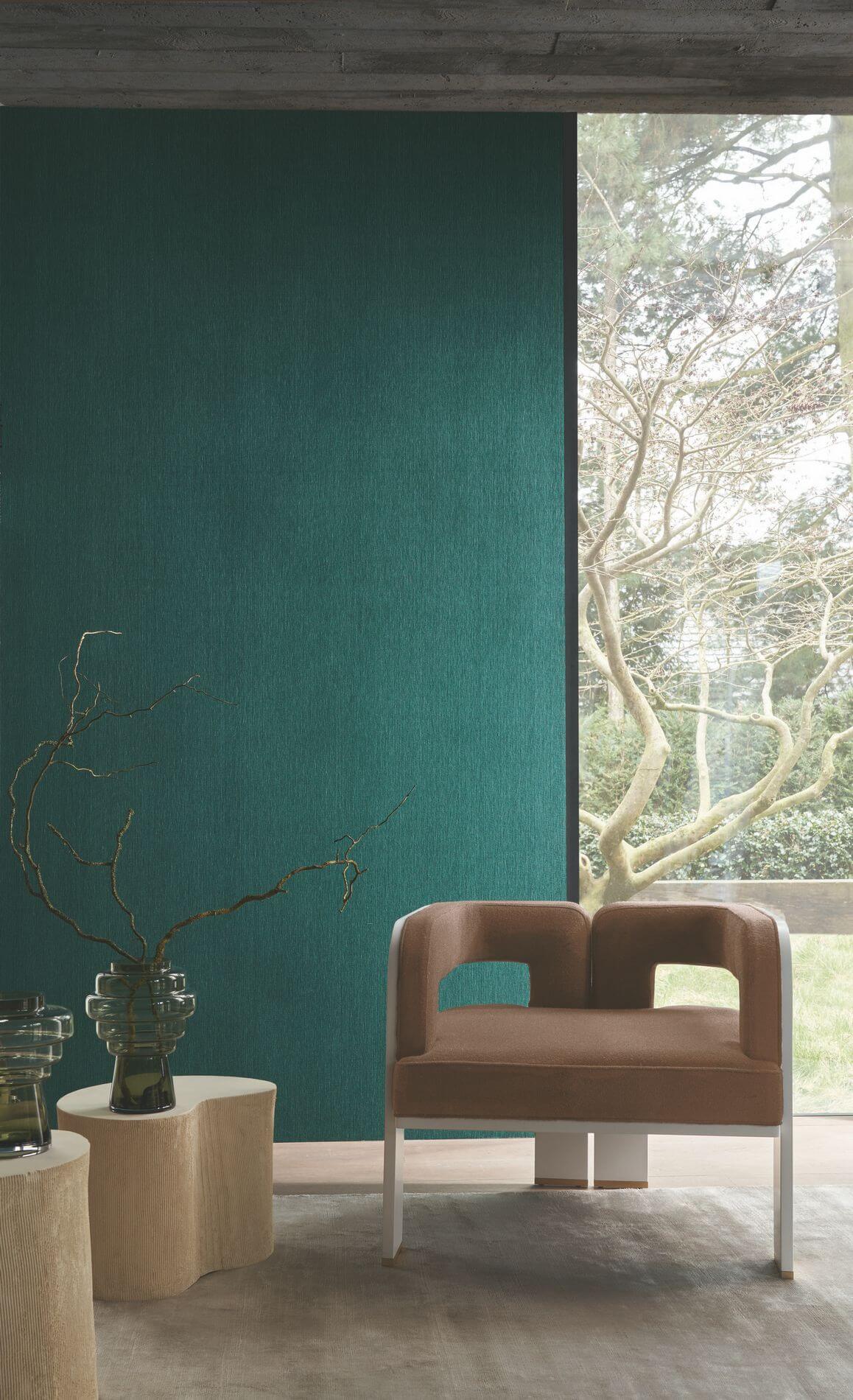 Textilná tapeta ľanová štruktúrovaná ATMOSPHERE - SABLE tmavý béžový