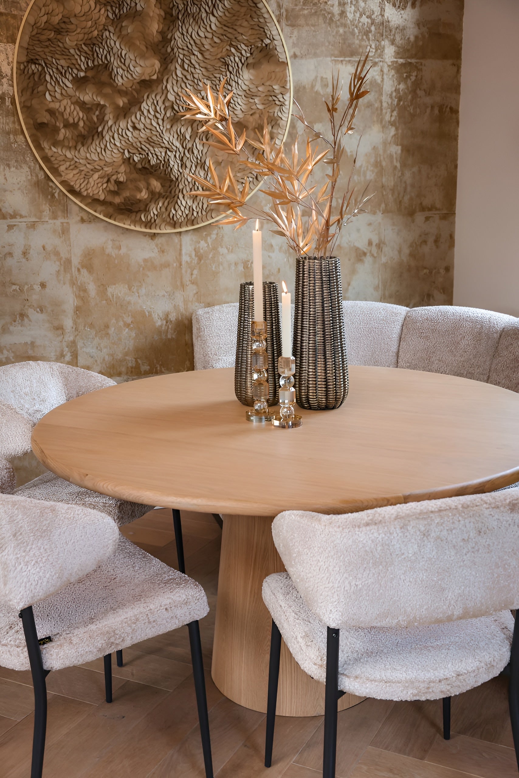 Rohová pohovka HILLPARK - stredný zaoblený prvok béžový