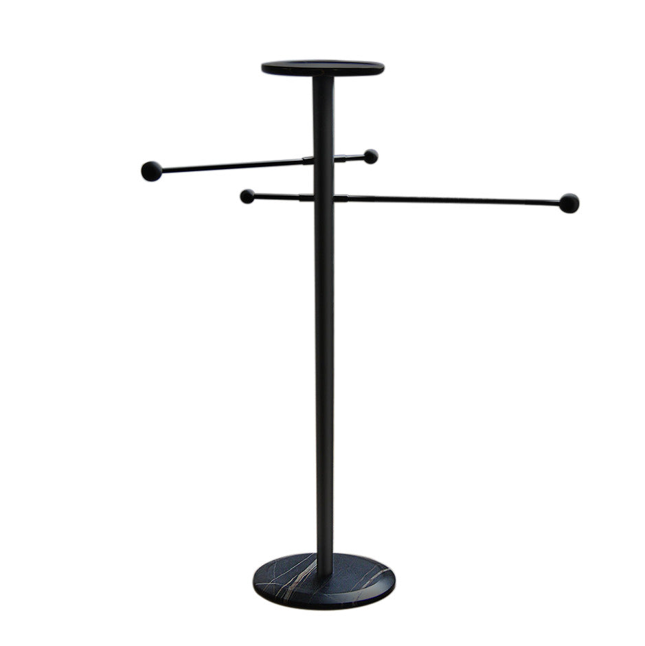 Vešiak TOALLERO drevo s mramorom