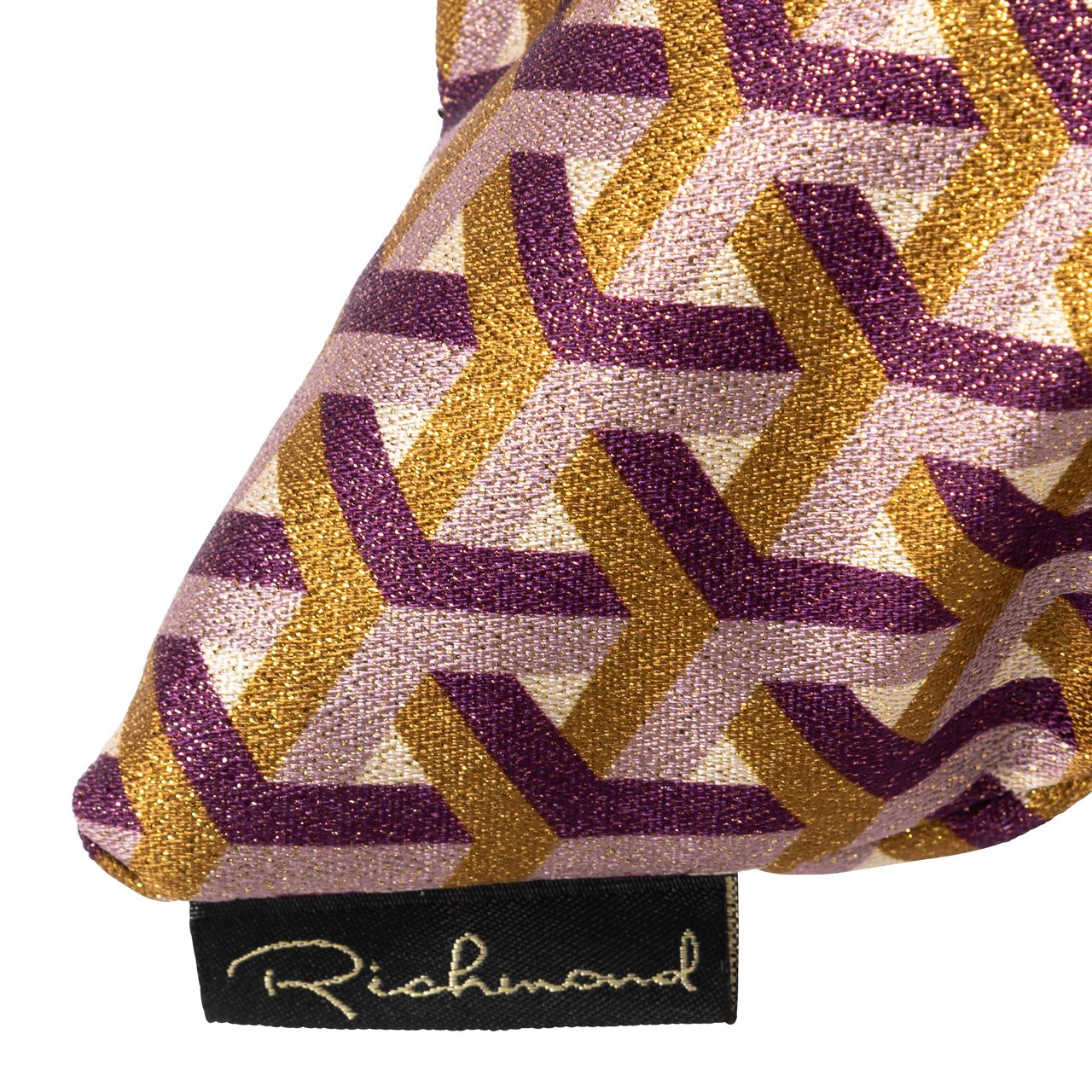 Vankúš POMMELIN fialový so zlatým