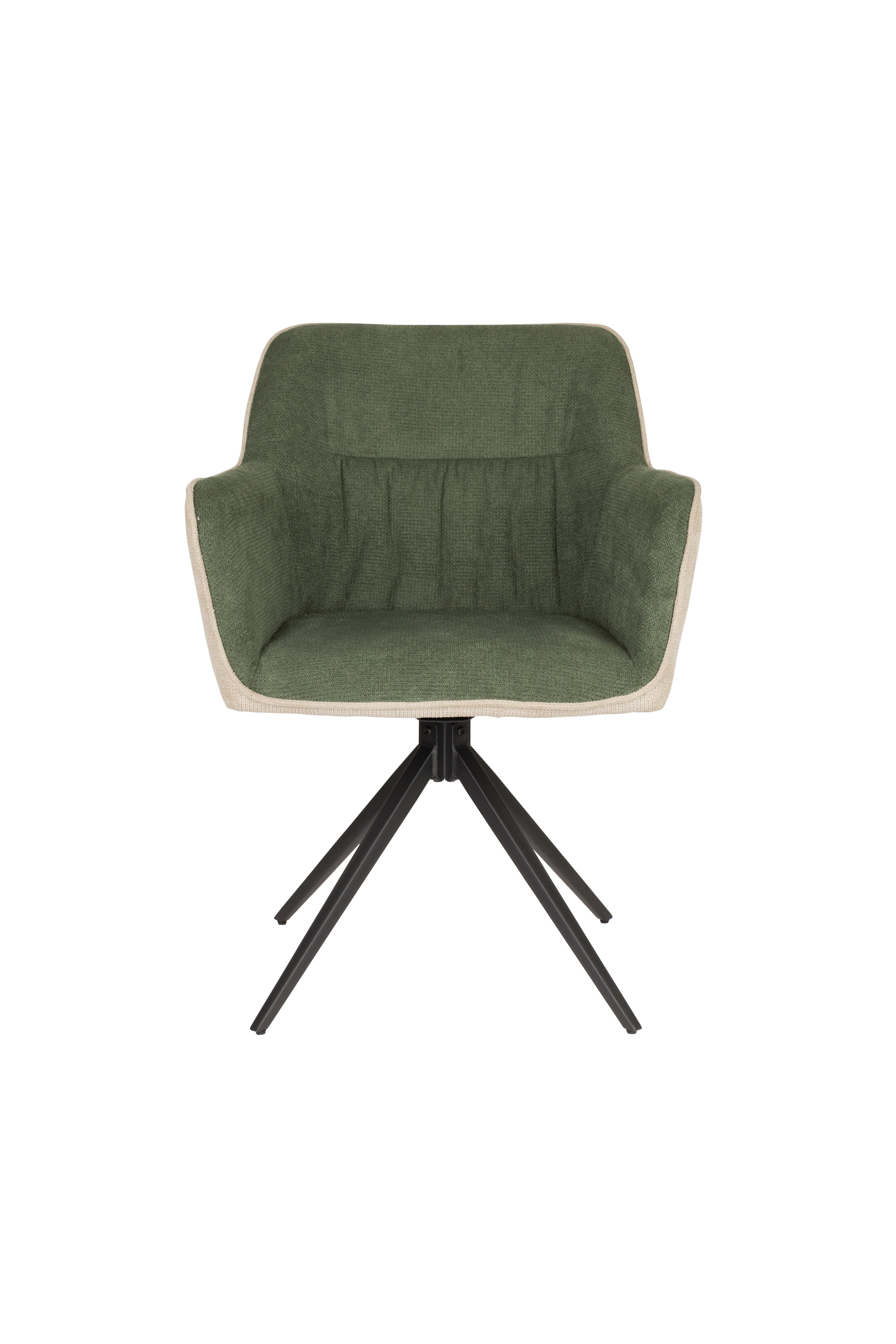 DALEY chair green with beige