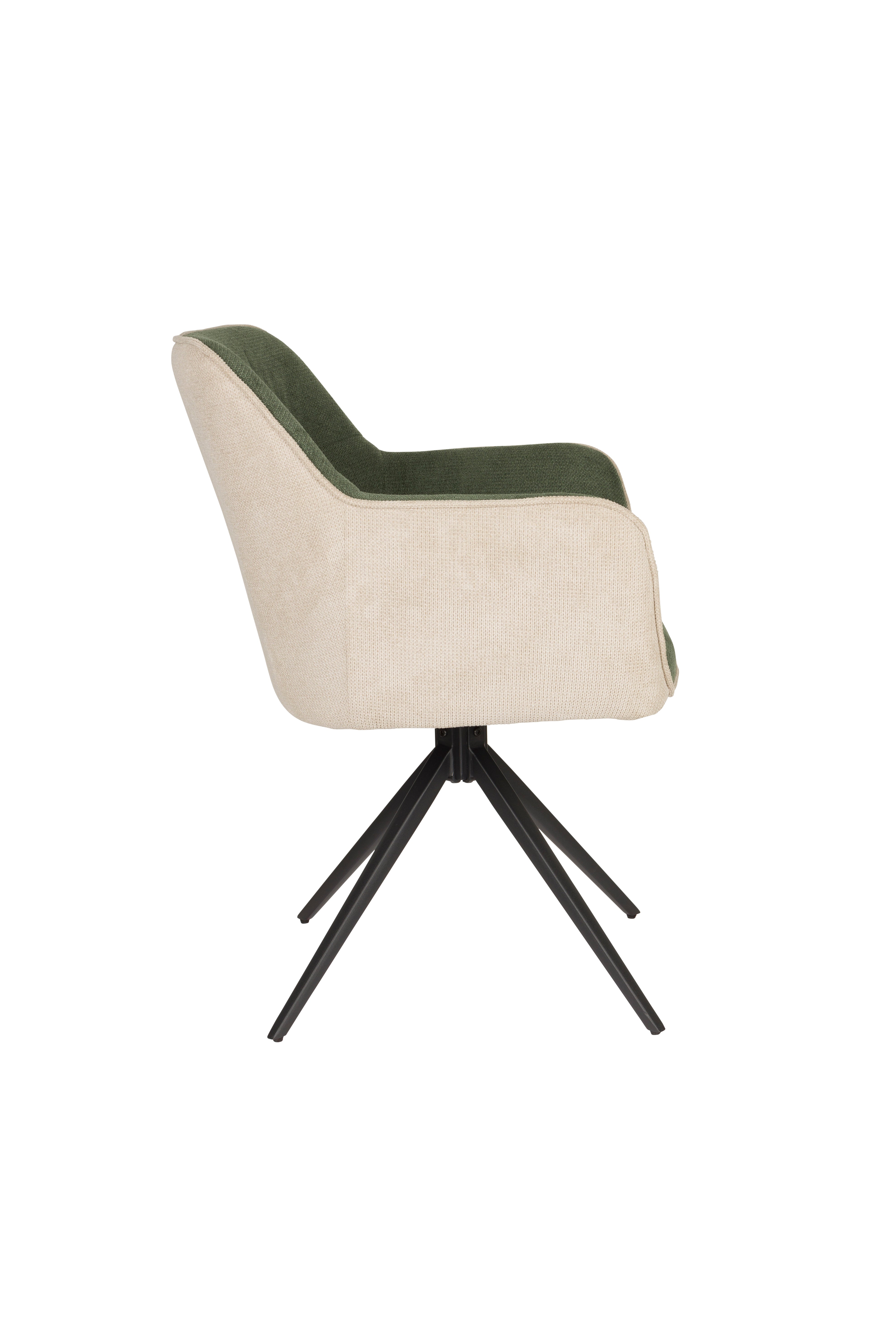DALEY chair green with beige