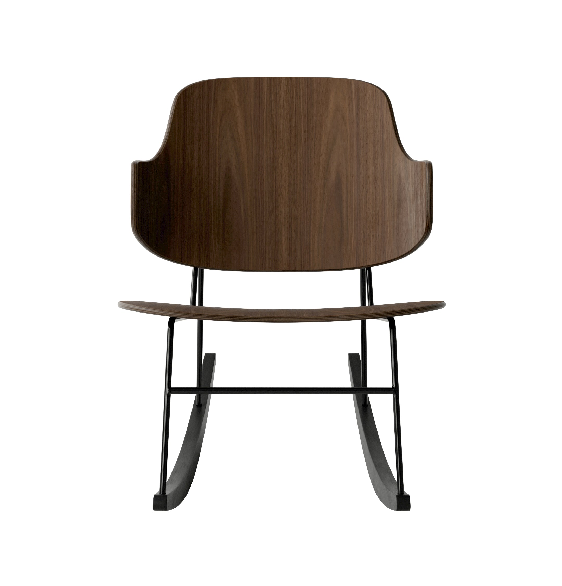 Hojdací kreslo PENGUIN orechové