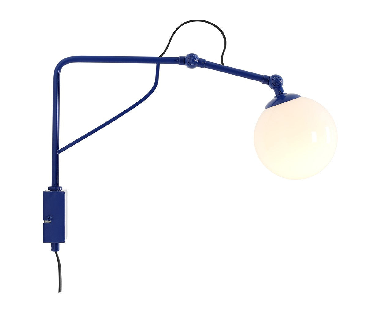 Adjustable Wall Lamp with Arm SOHO COBALT Blue