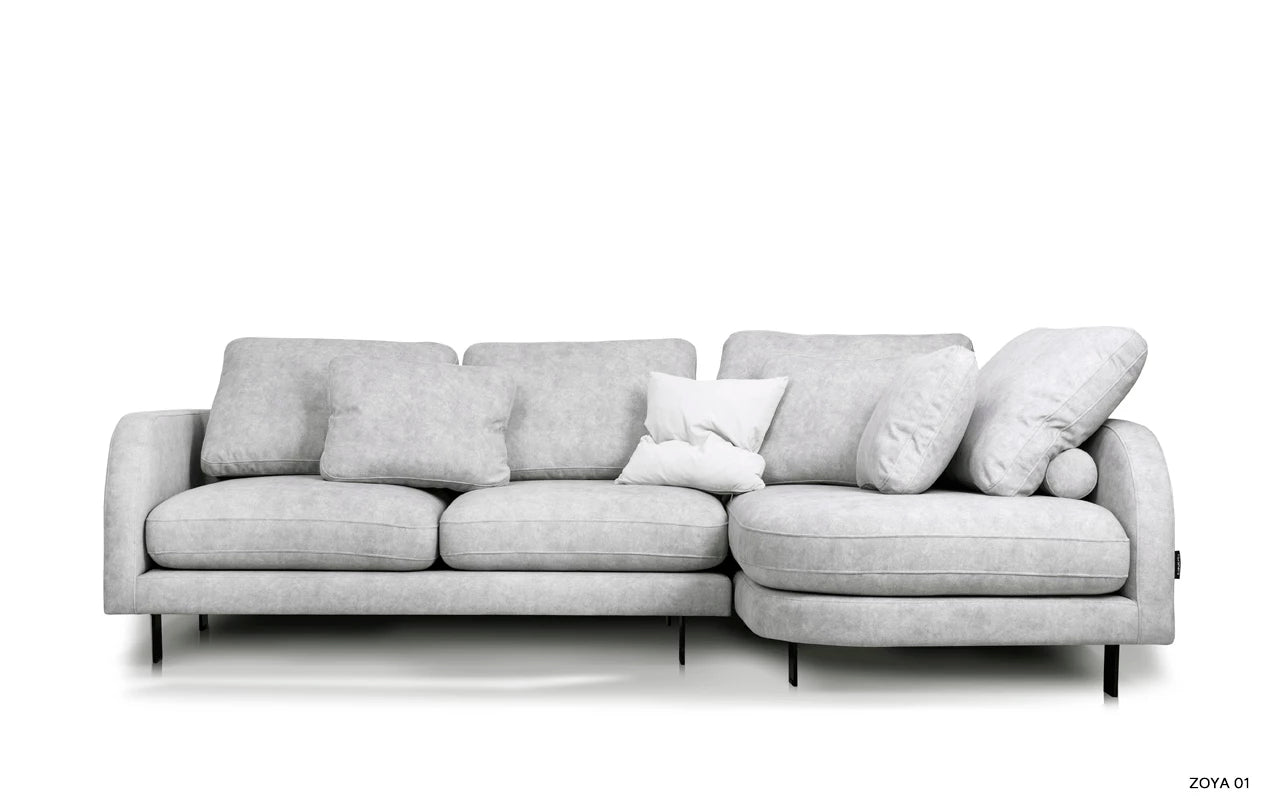 Pravostranný rohový gauč DUMBO čalúnený