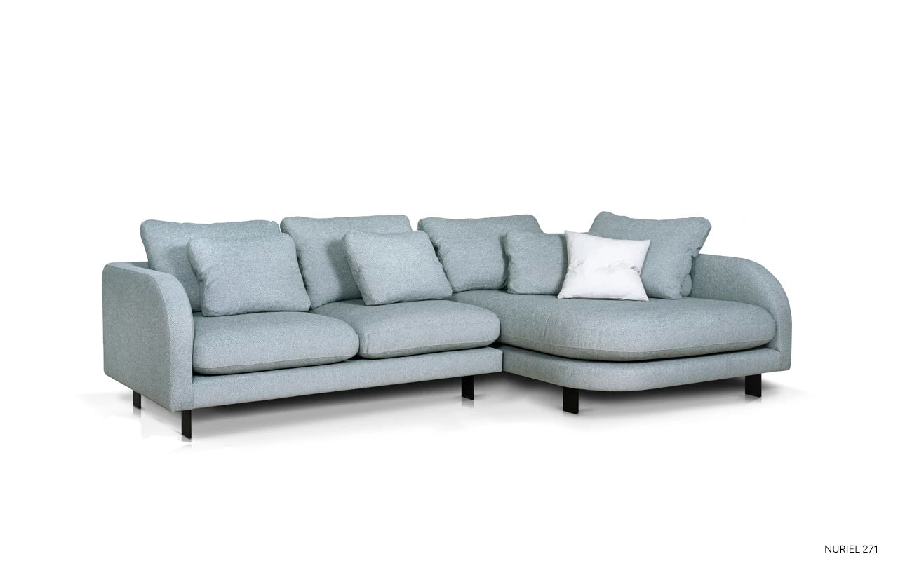 Pravostranný rohový gauč DUMBO čalúnený