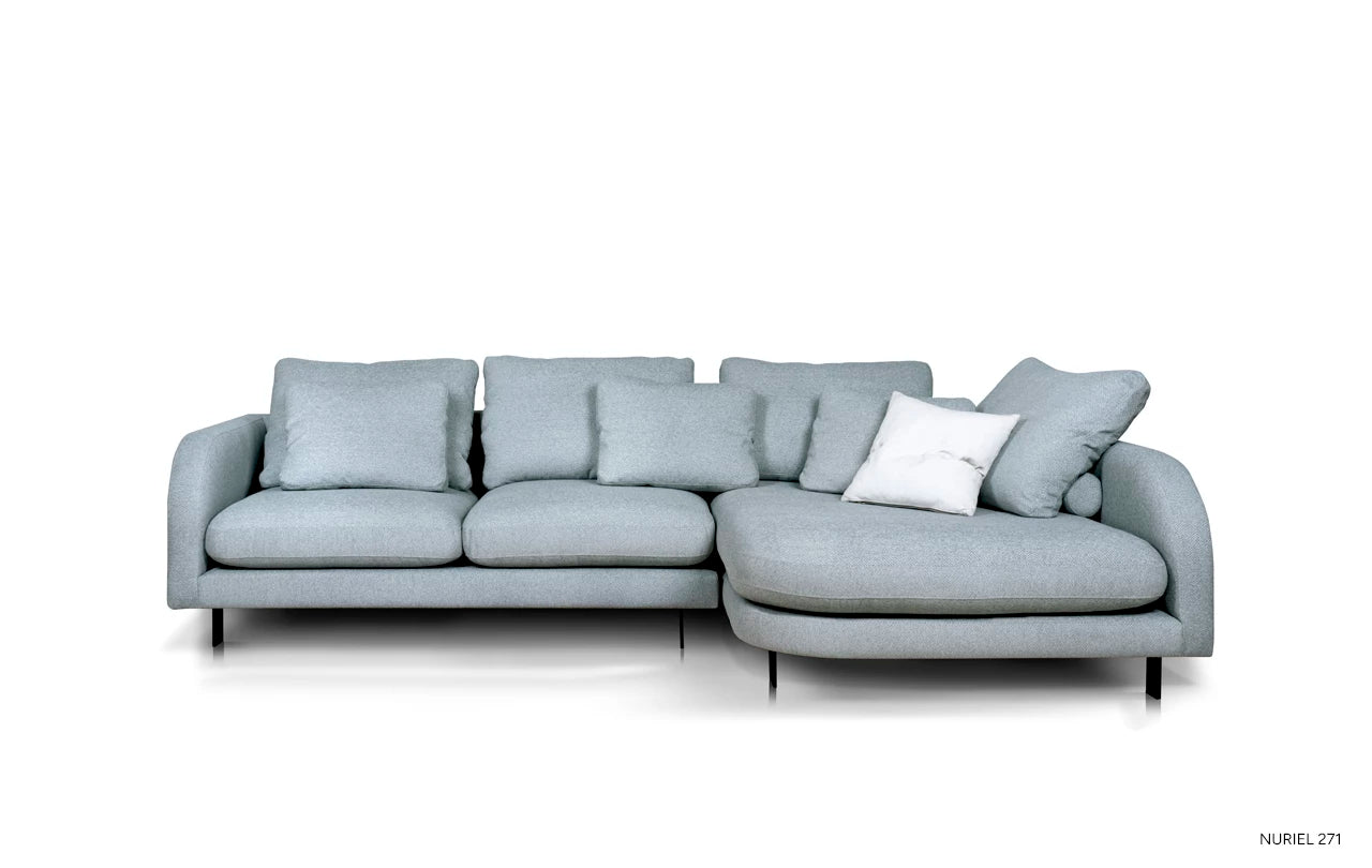 Pravostranný rohový gauč DUMBO čalúnený