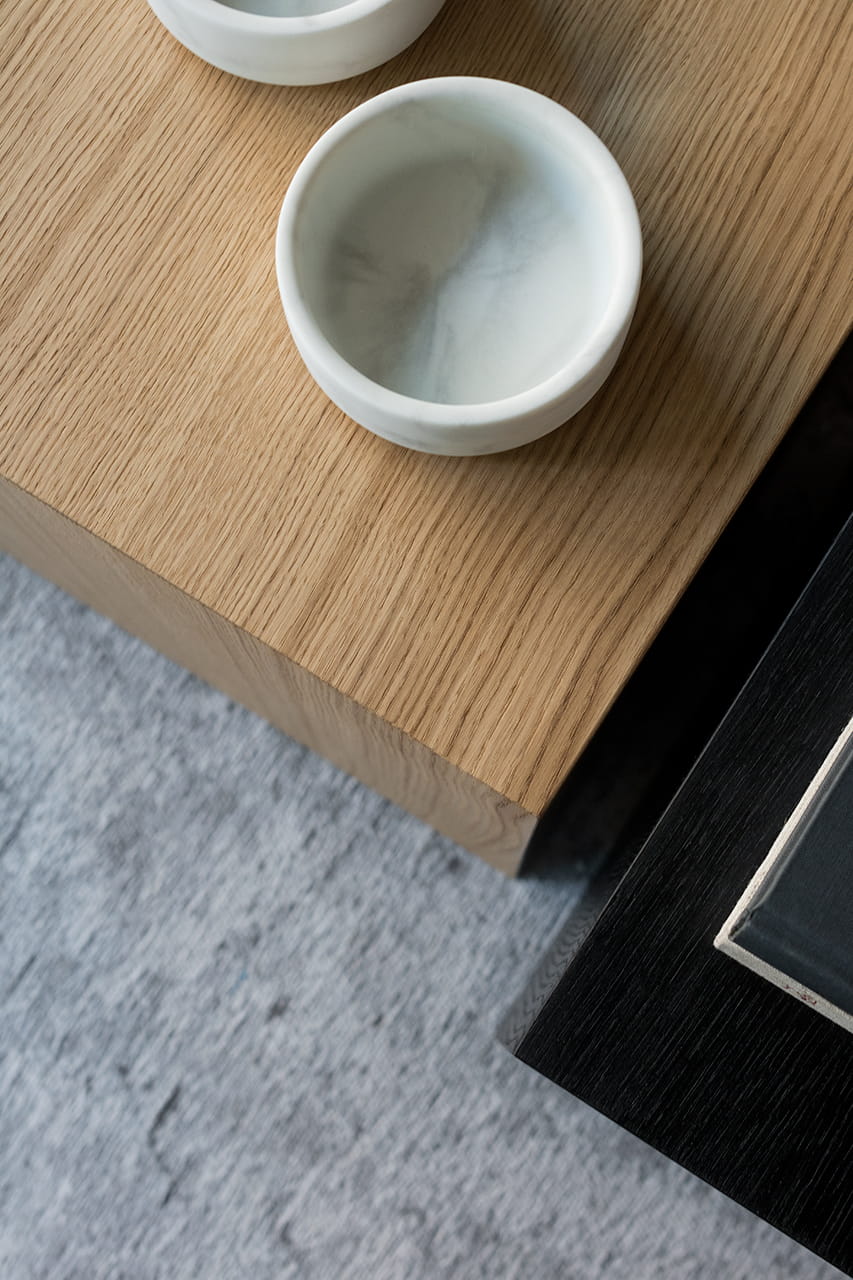 KUB Oak Veneer Coffee Table