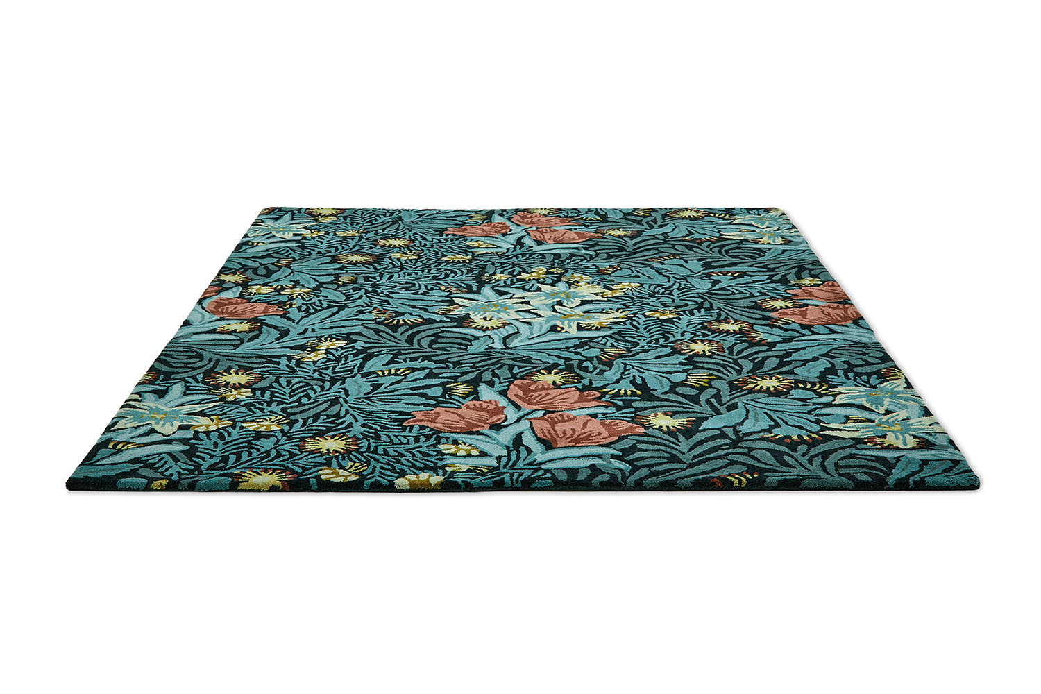 MOrew rug - Bower Indigo Turquoise