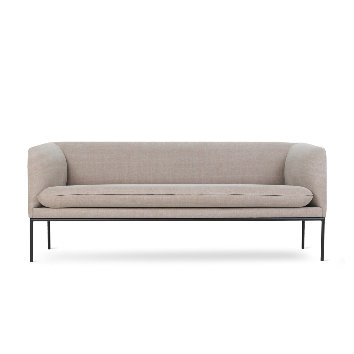 Sofa 3-osobowa TURN naturalny bawełna z lnem – ferm LIVING
