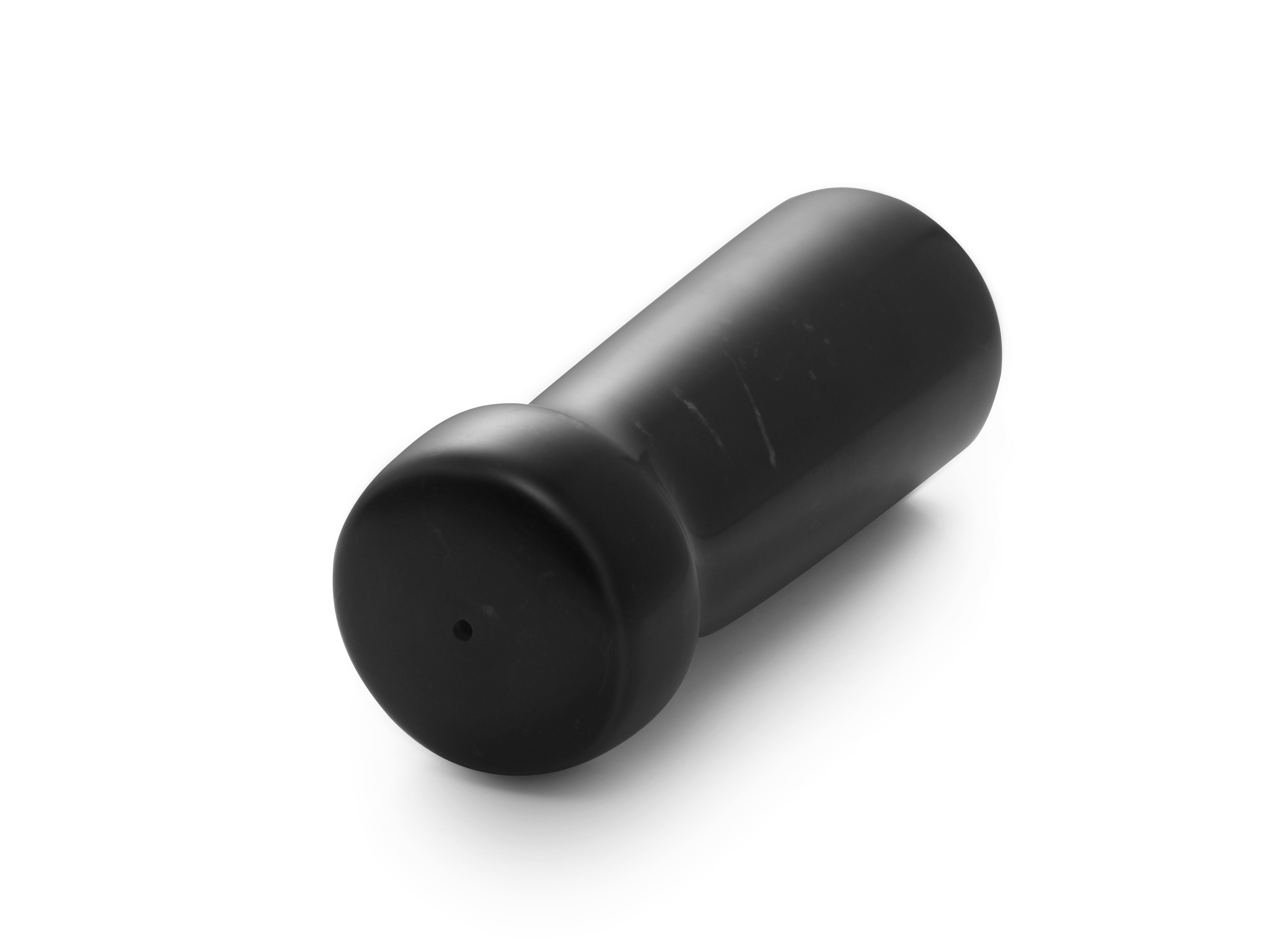 CRAFT black marble salt shaker