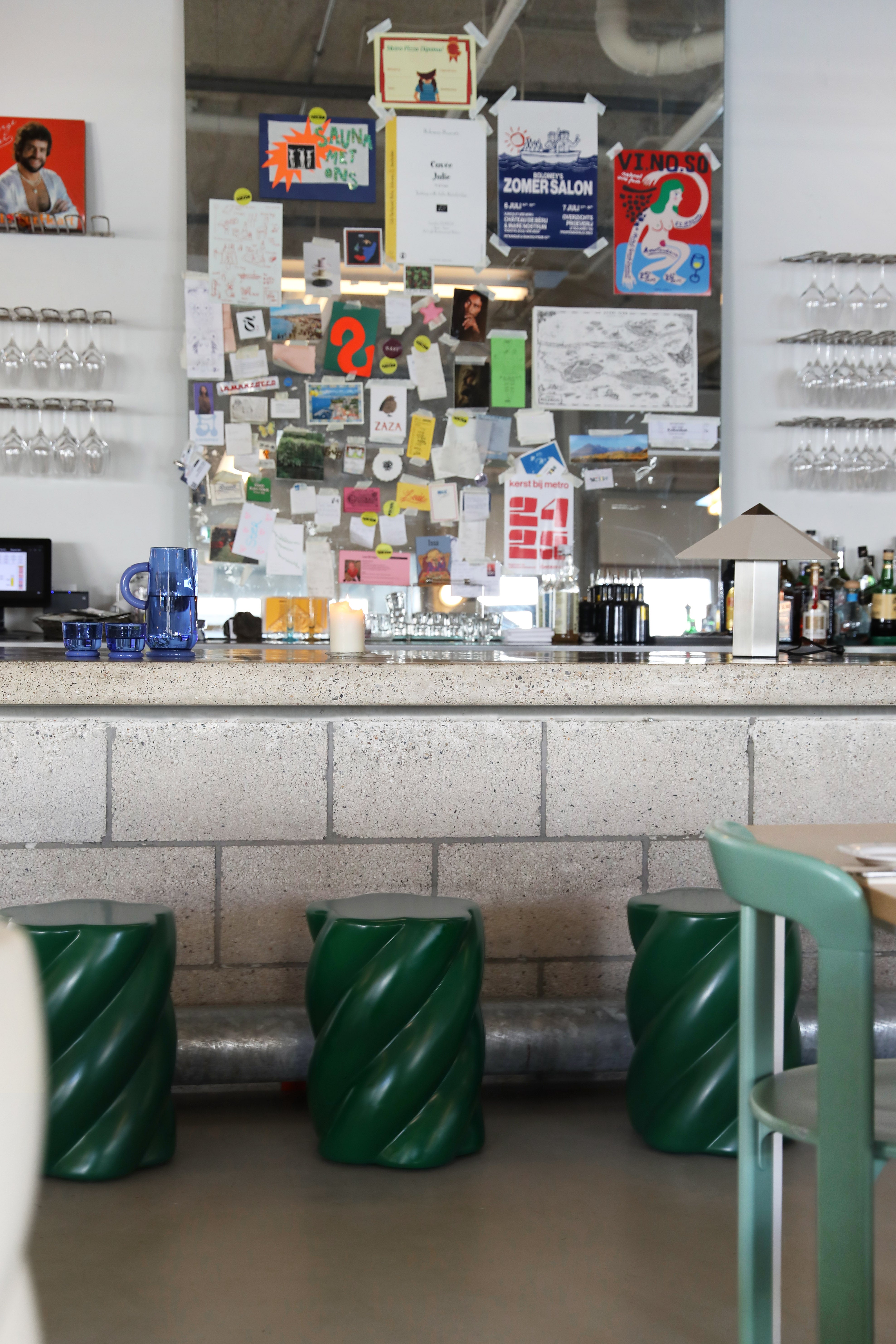 Stolička MARSHMALLOW zelená