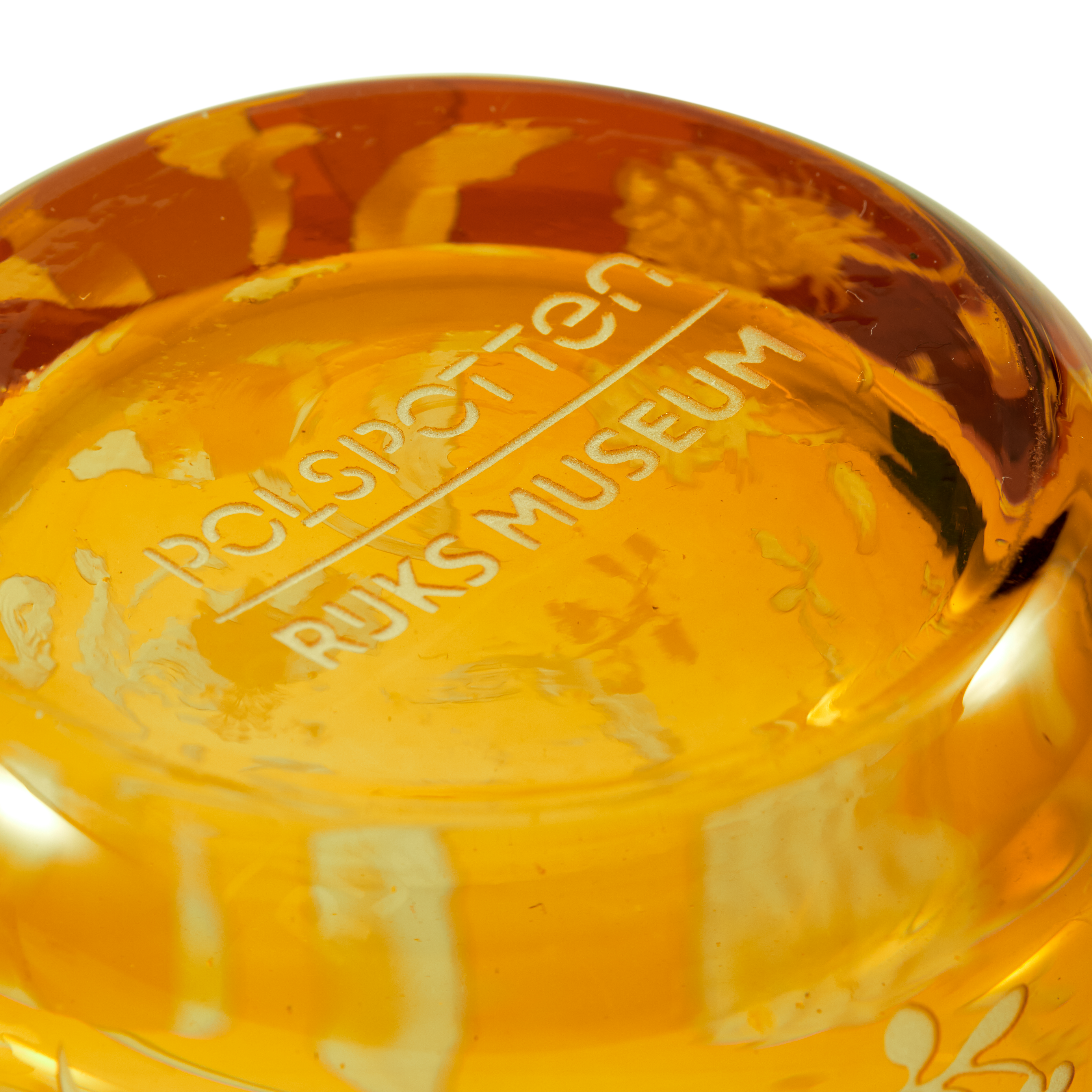 Súprava pohárov ROZPTÝLENÉ KVETY žlté s pieskovaným vzorom