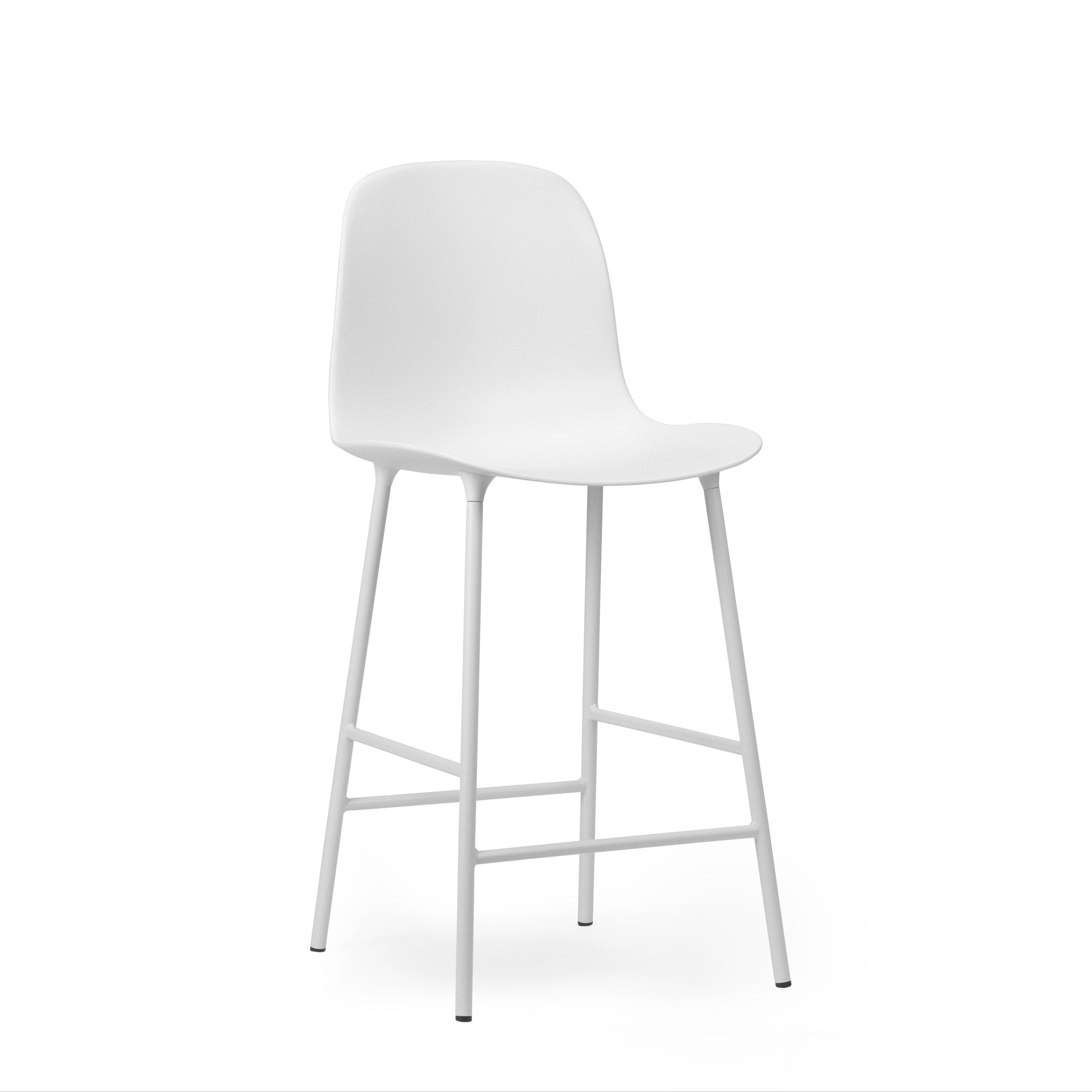 Barová stolička FORM biela