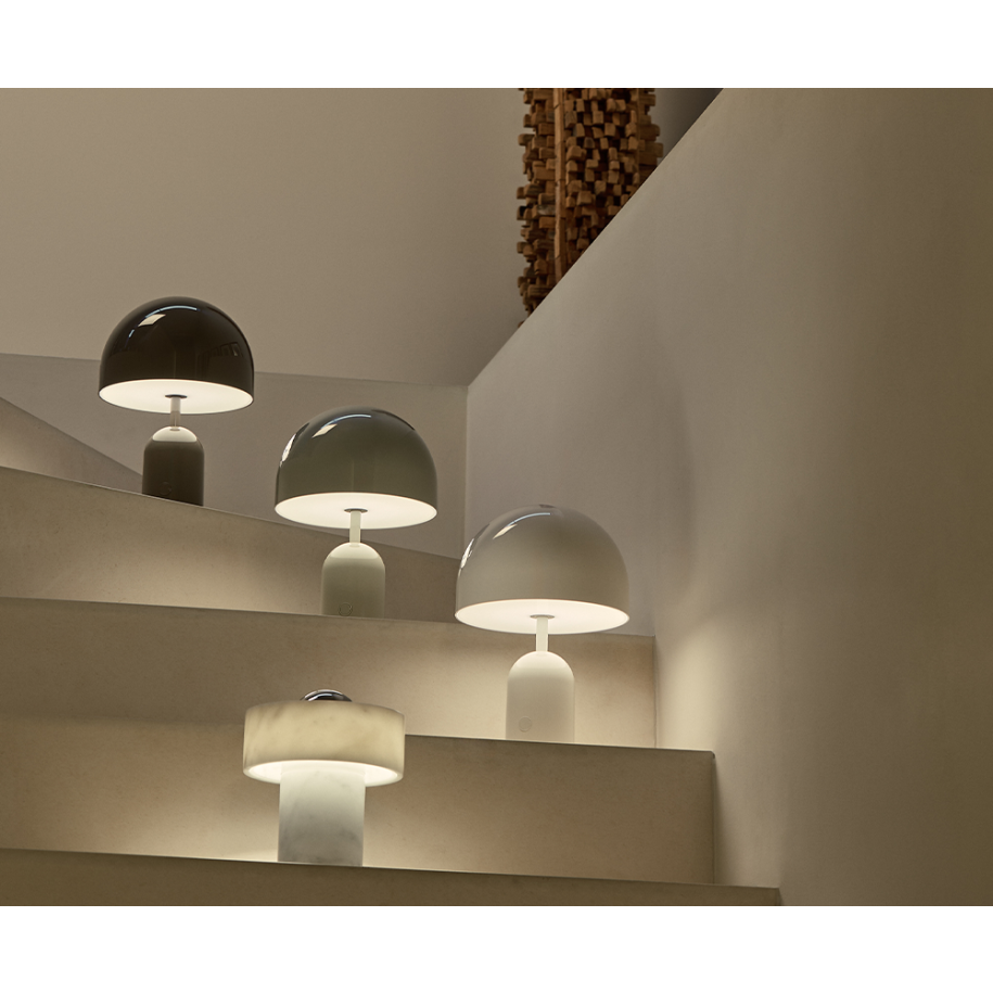 Prenosná lampa BELL hnedá