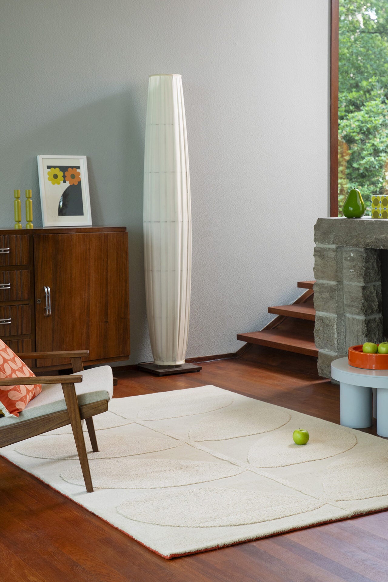 SOLID STEM ECRU Beige Rug