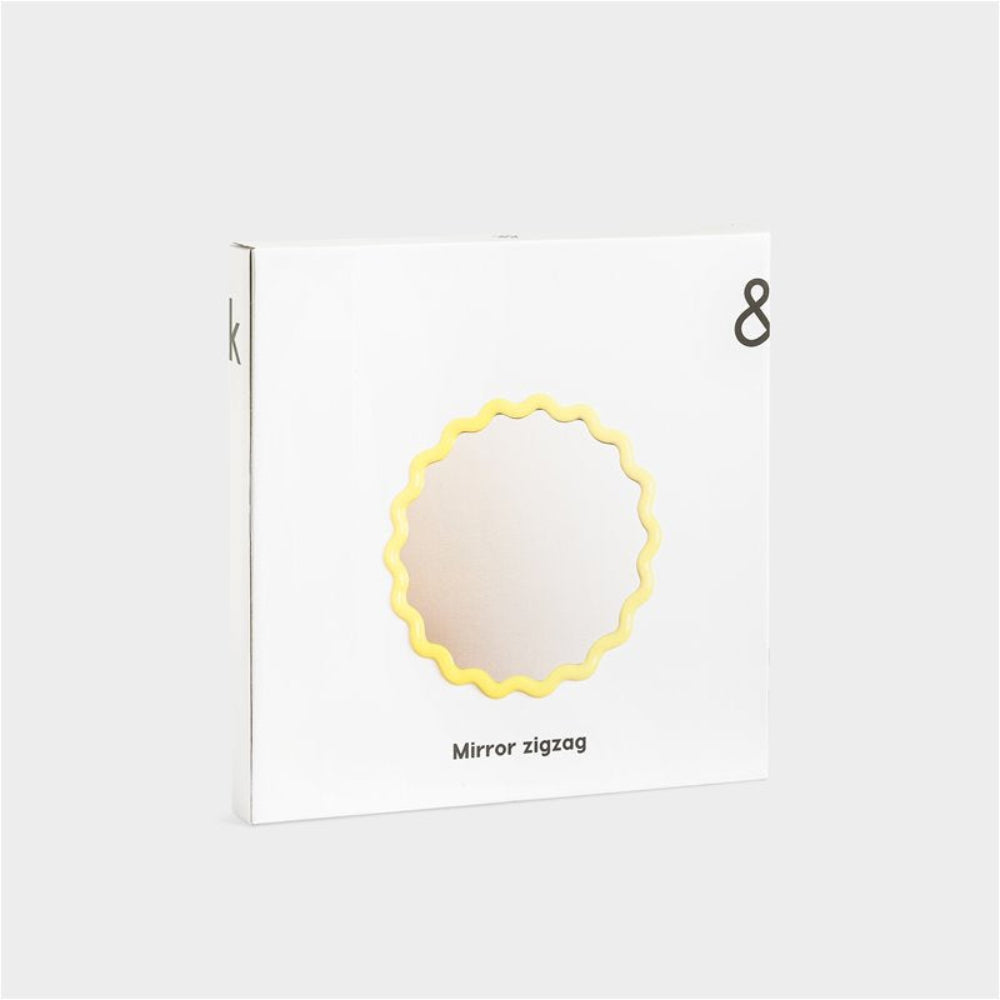 Kruhový luster ZIGZAG žltý