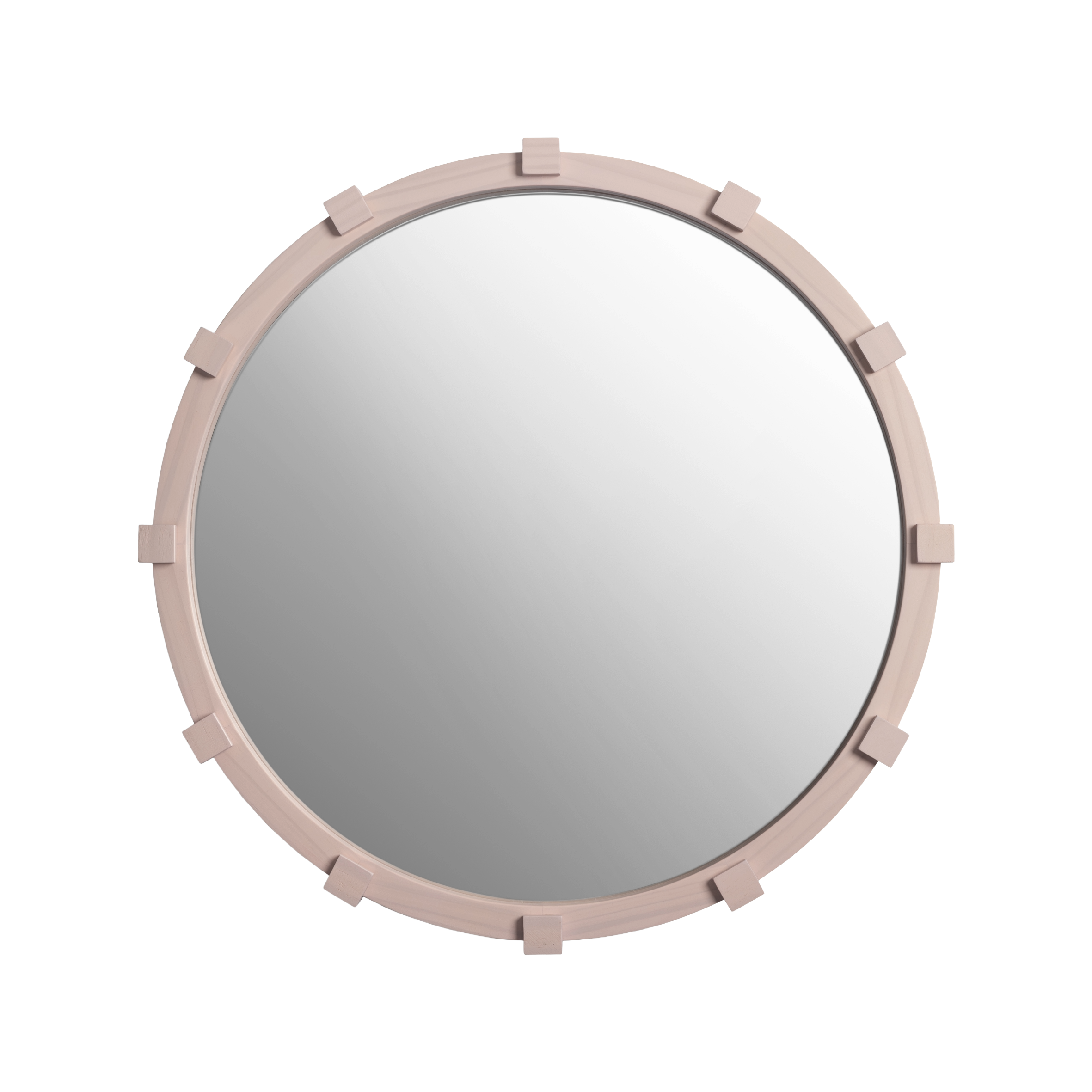 Kruhový luster CHUNK ružové drevo