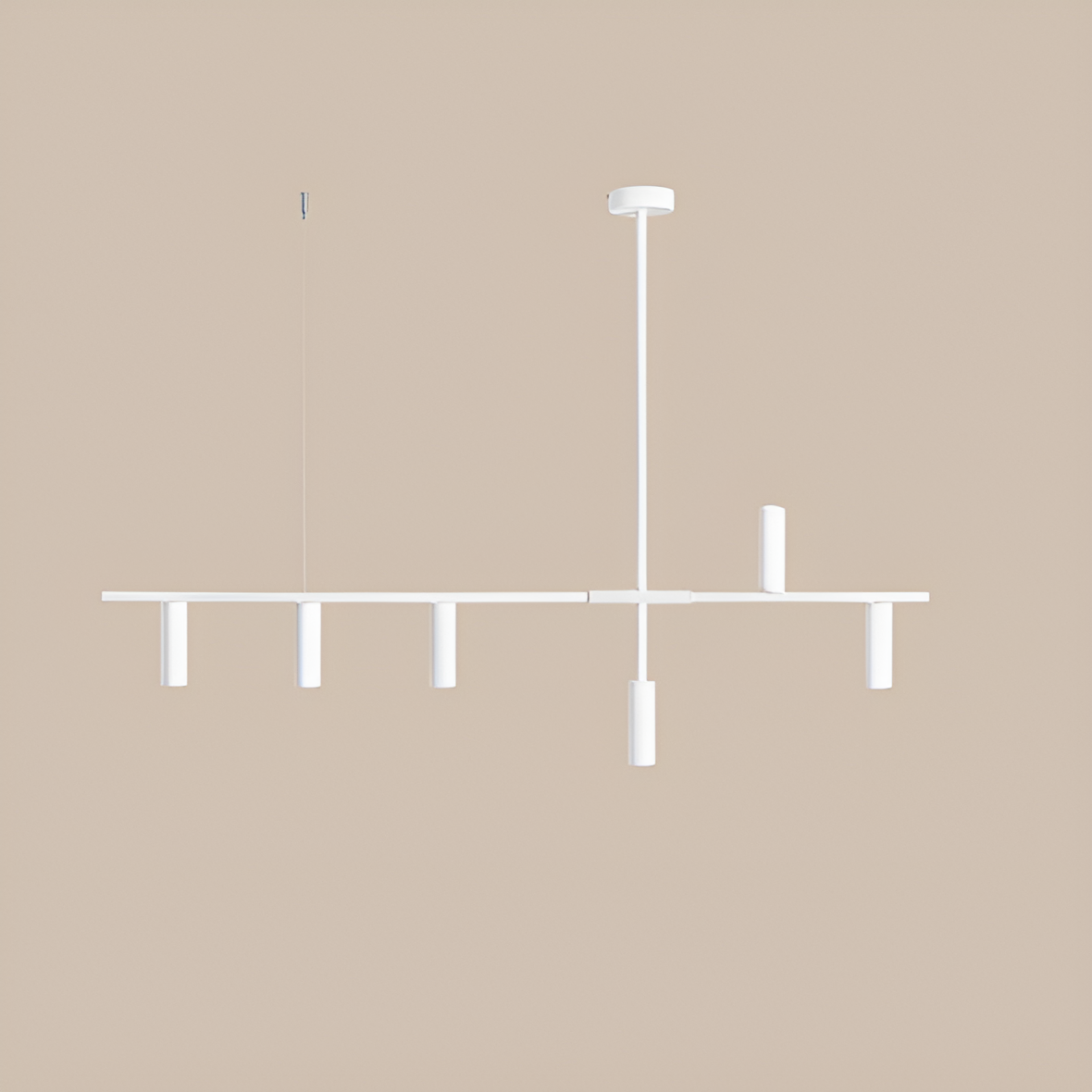 Závesná lampa TREVO biela