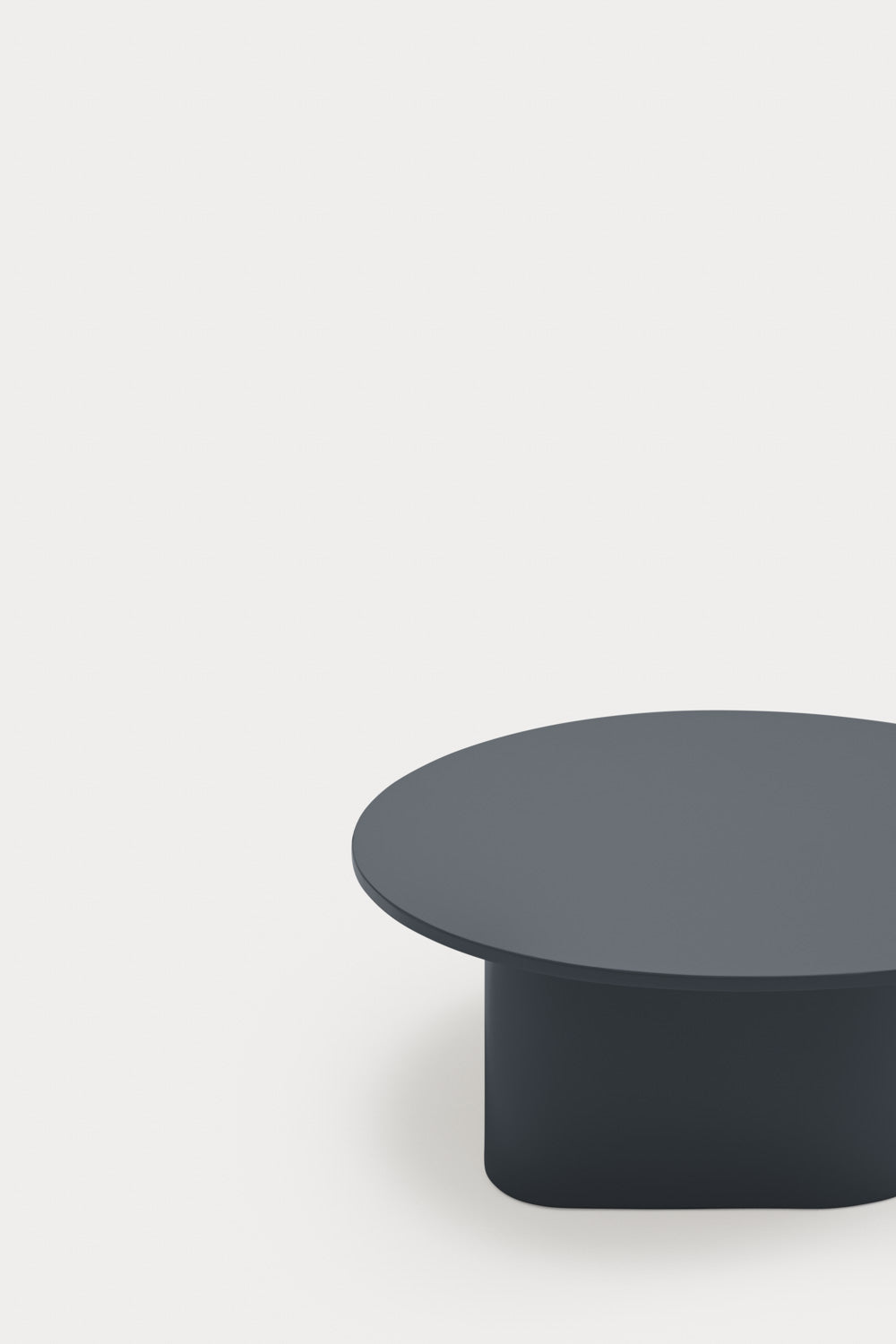 Okrúhly konferenčný stolík TOTEM antracitový
