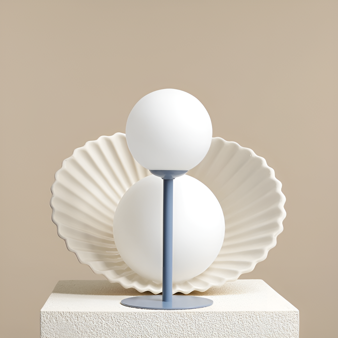 Pinne blue table lamp