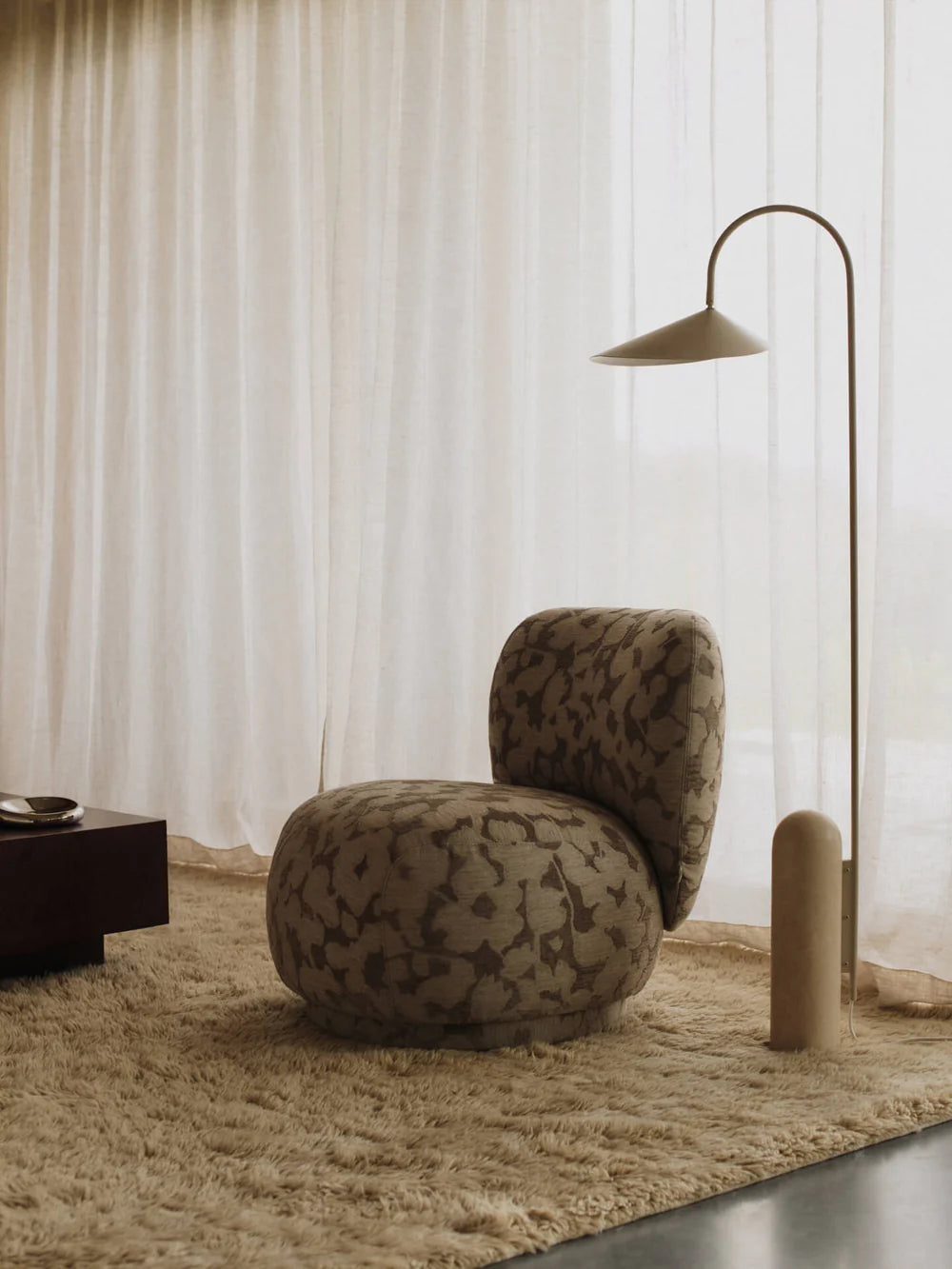 Otočný fotel RICO PICCOLO LOUNGE Cilla taupe