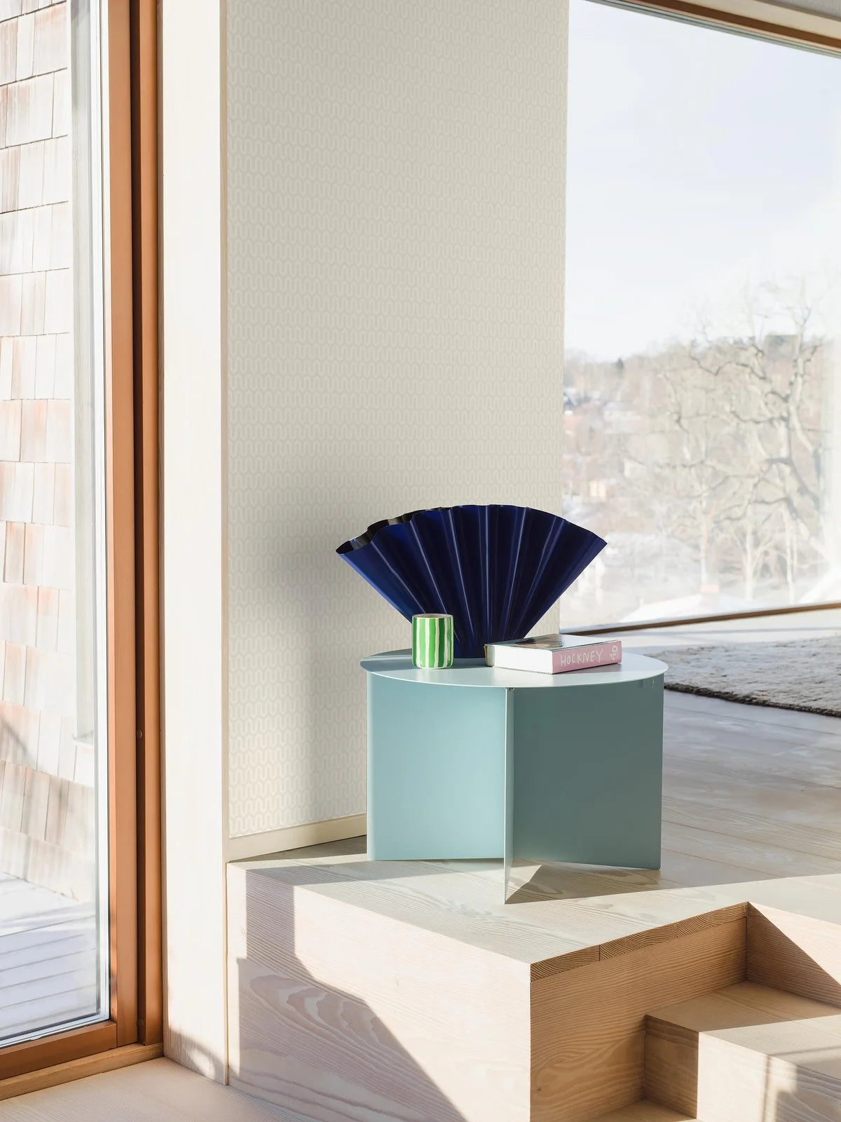 Papierová flizelínová tapeta s geometrickým vzorom YPSILON zlomená biela