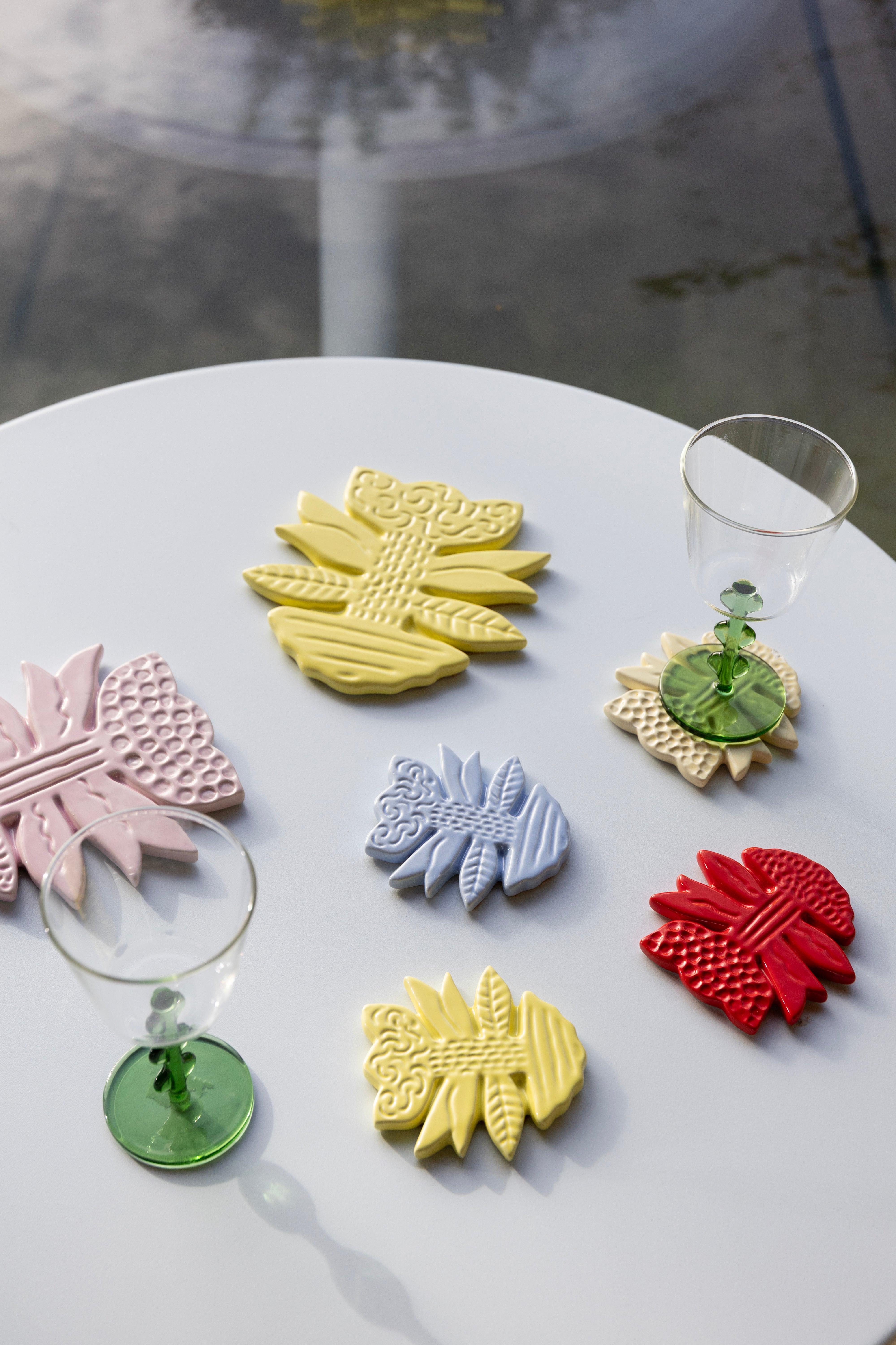 Súprava podložiek BLUME farebná