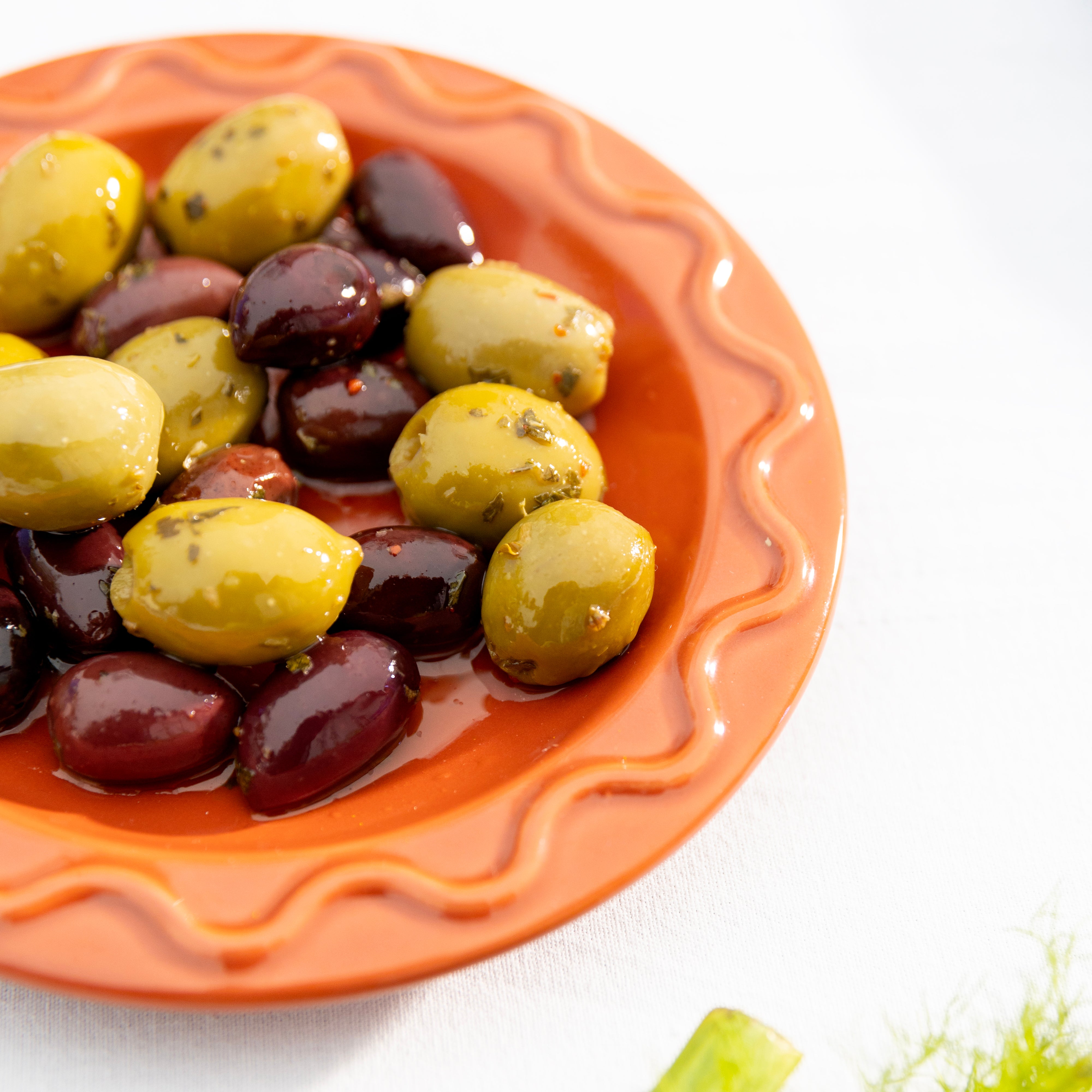 Súprava dezertných tanierov MOCHI terrakota