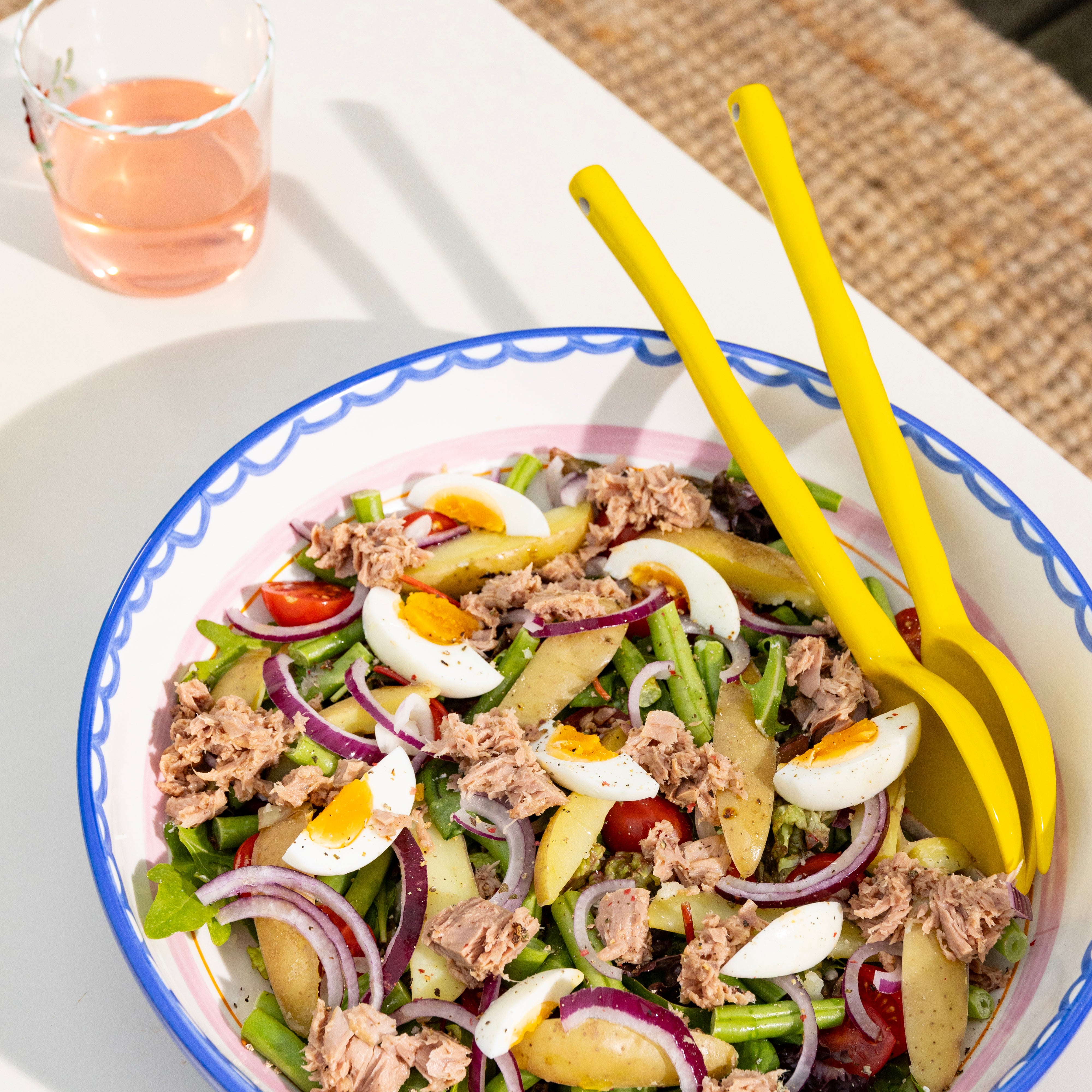 BOAVISTA UNI Yellow Salad Cutlery