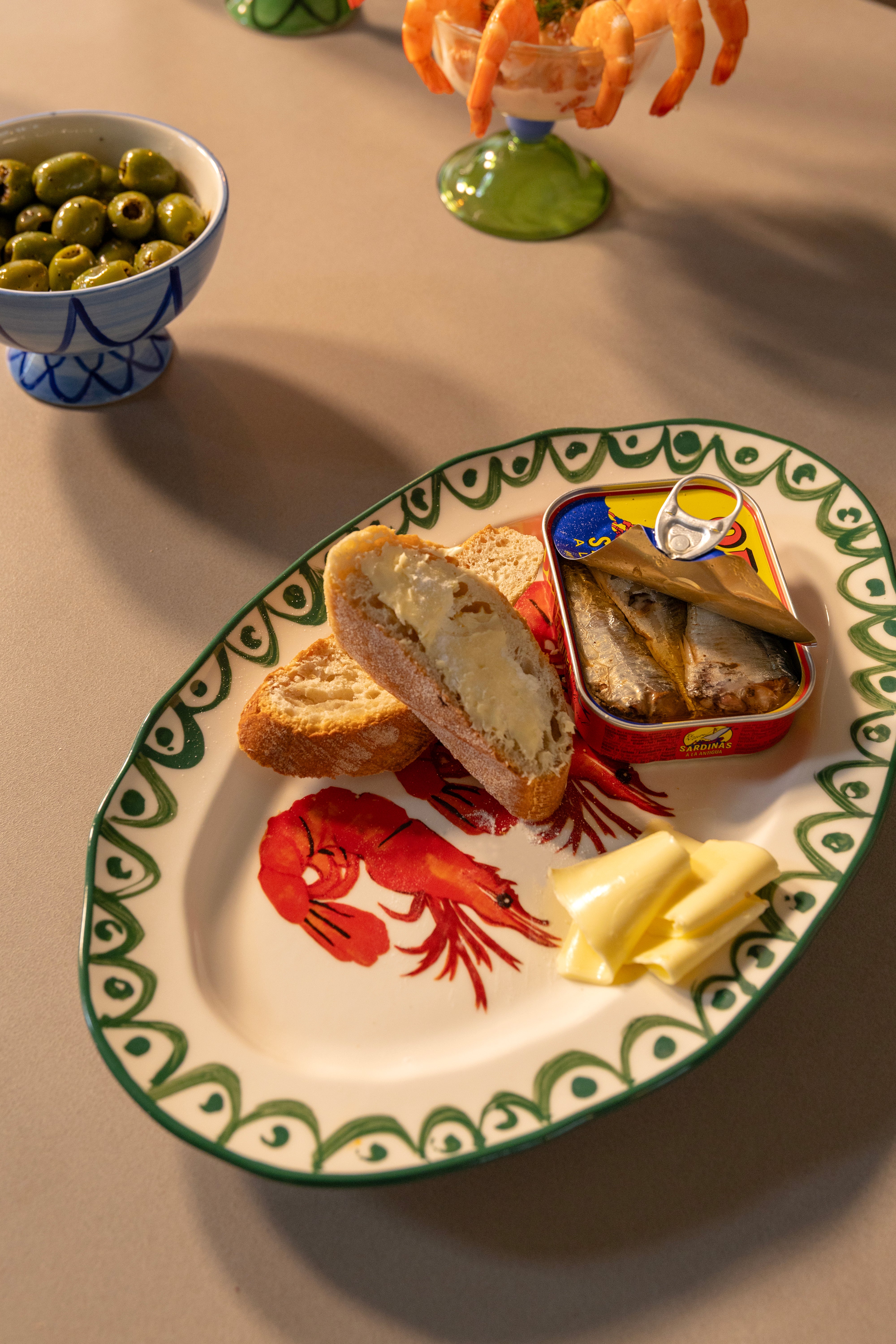 Hlboký tanier SIRENE SHRIMP porcelánový
