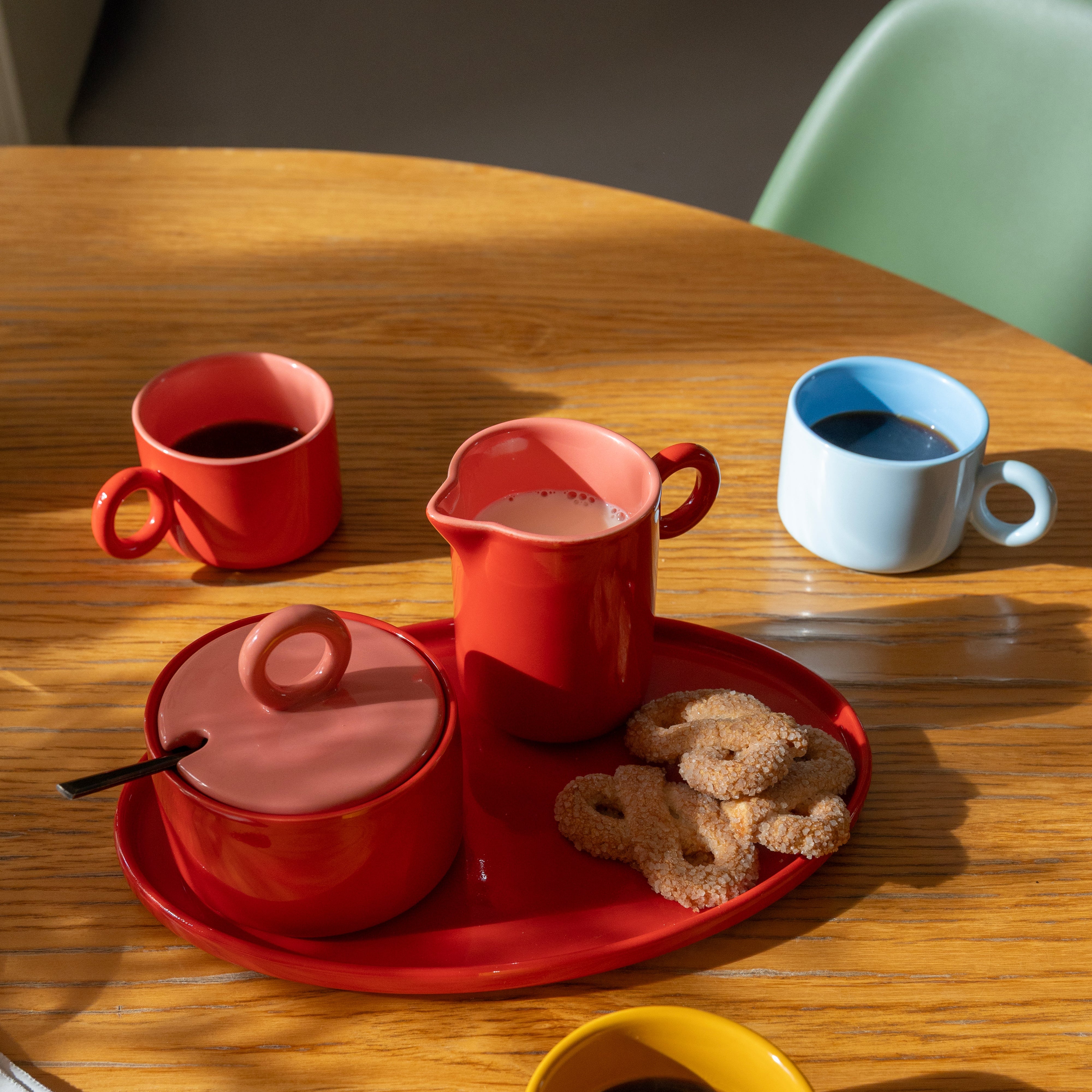 Súprava šálok CHIQUITO modrá porcelán