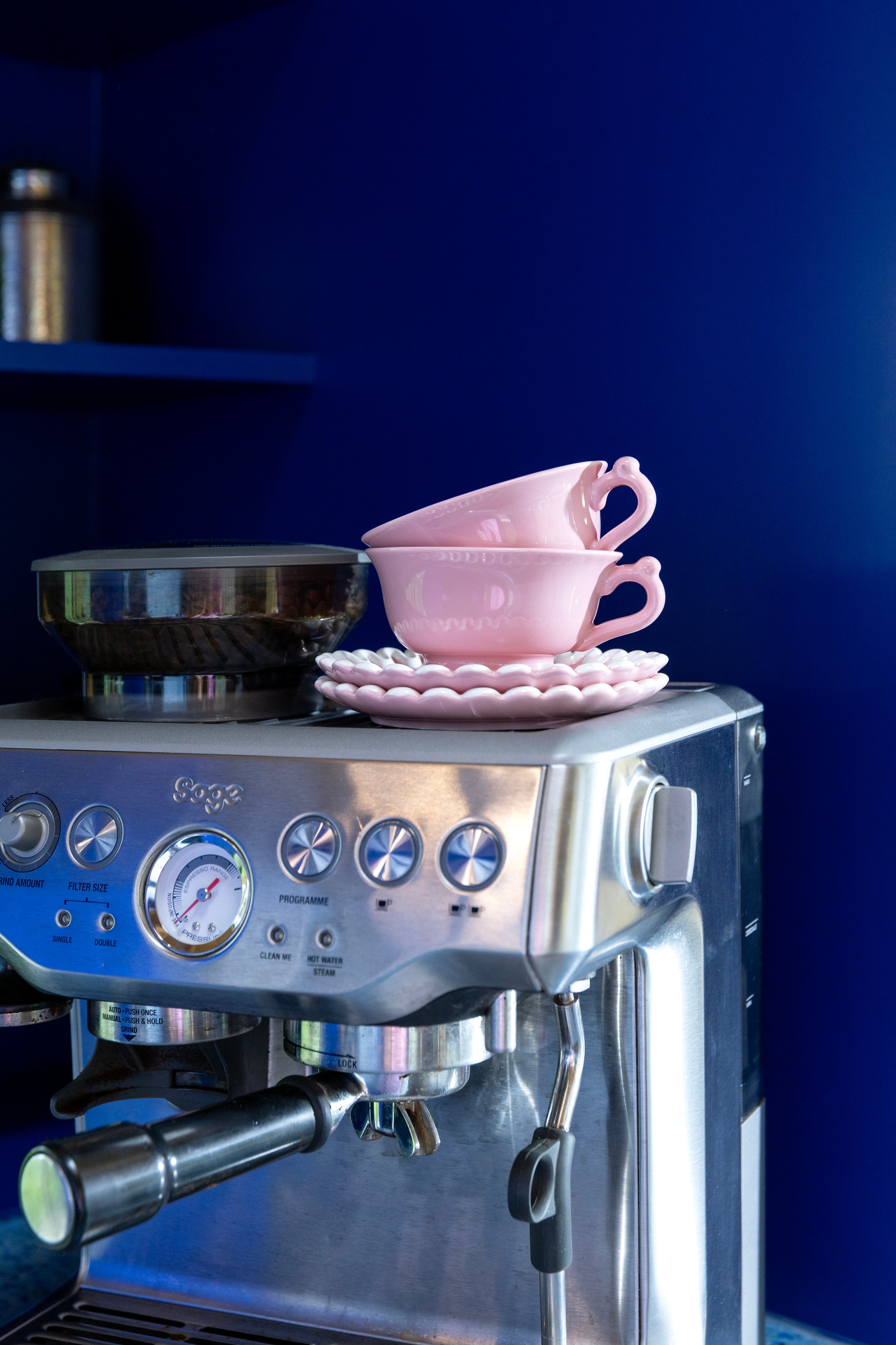 Súprava šálok s podšálkou WHIP ružová