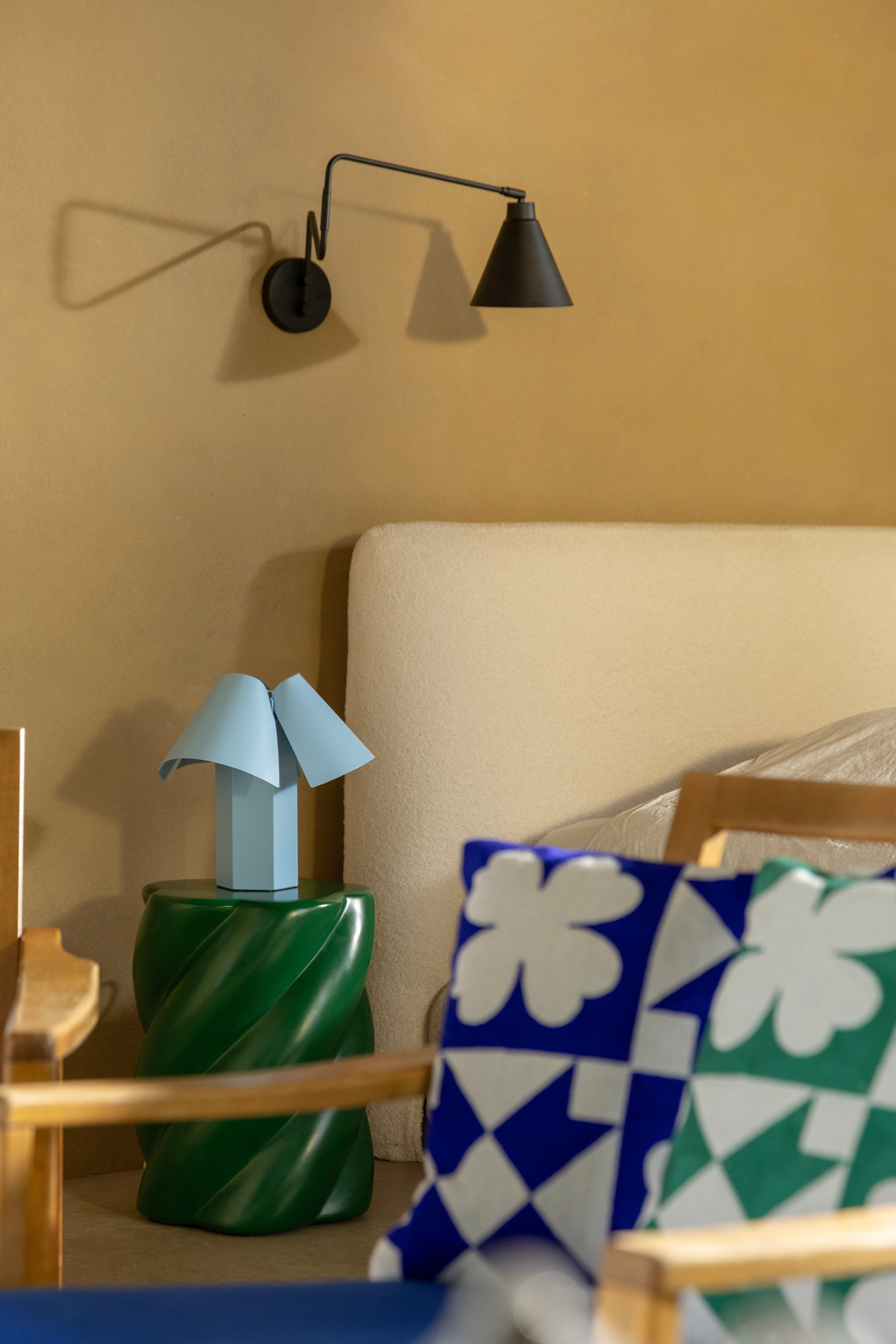 Stolička MARSHMALLOW zelená