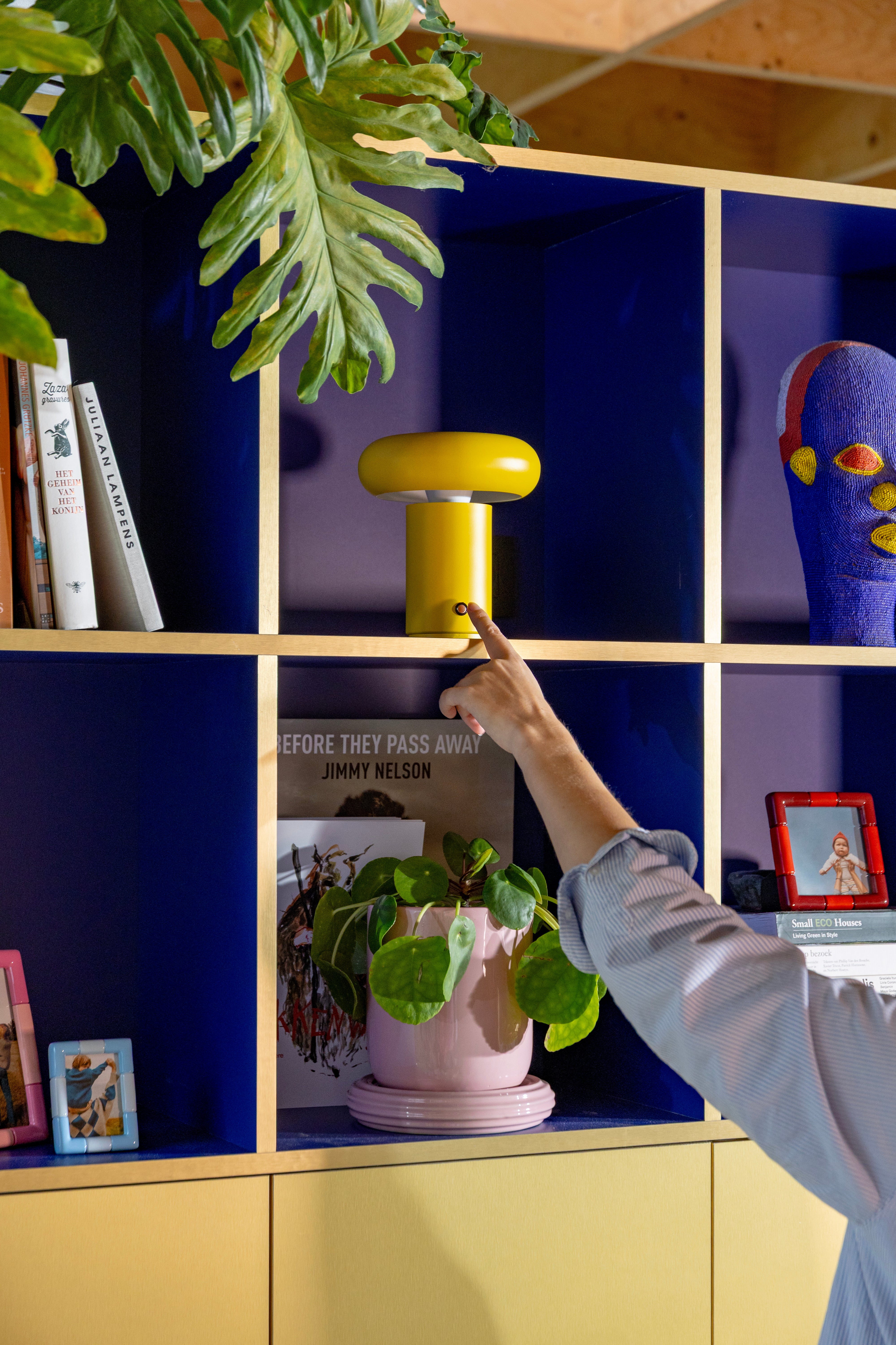 Prenosná lampa GLIMPSE žltá