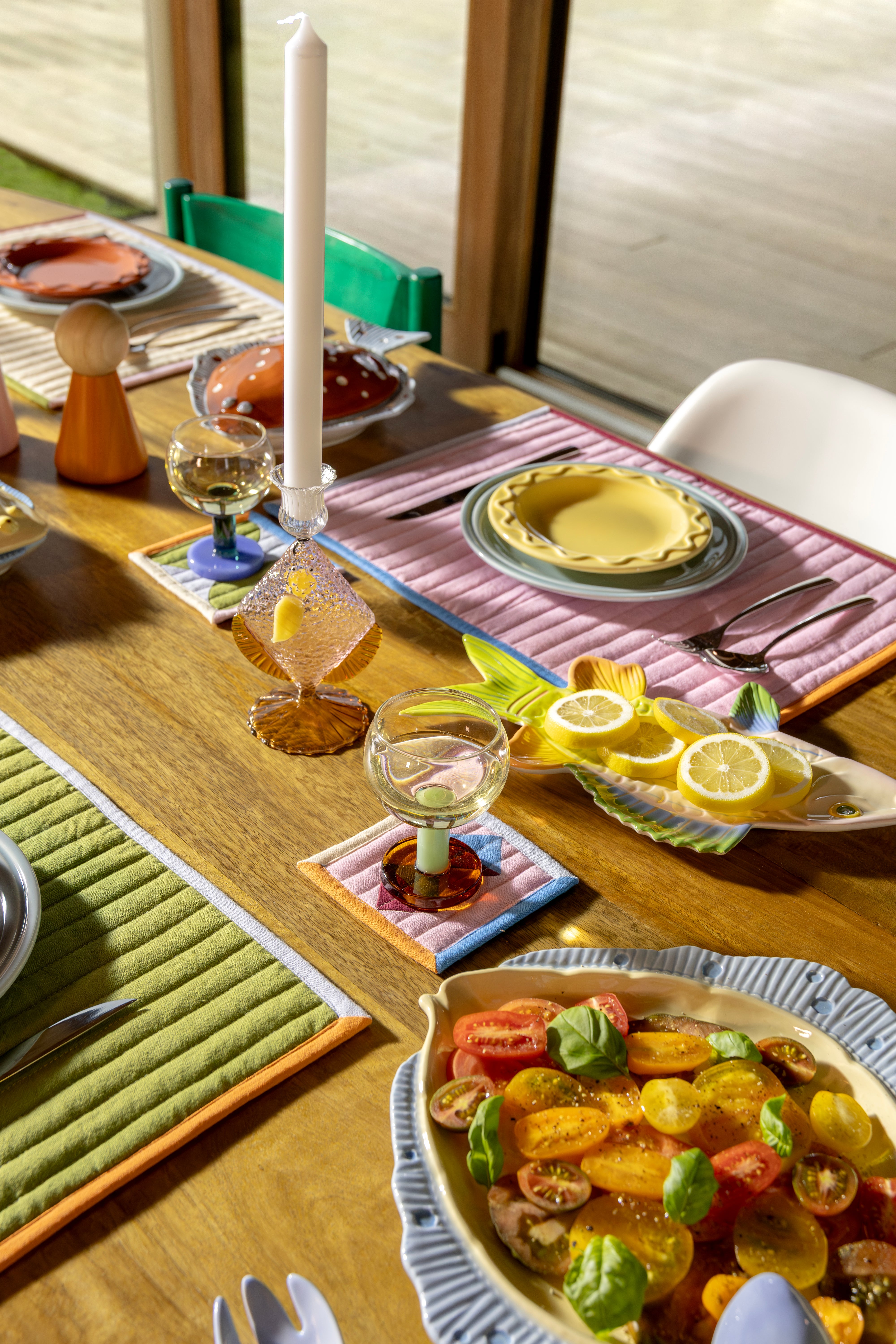 Súprava prestierania STITCH farebná