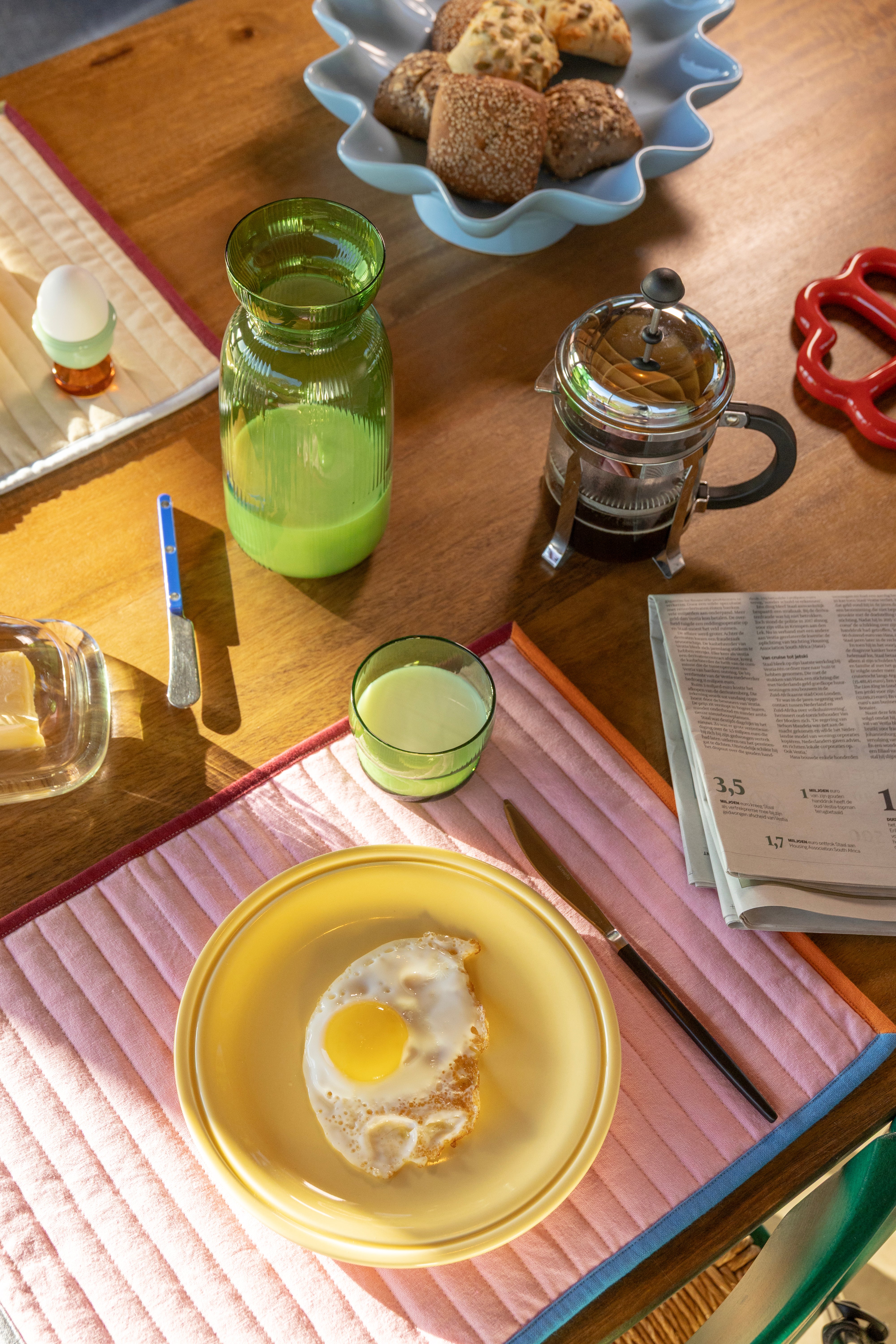 Súprava prestierania STITCH farebná