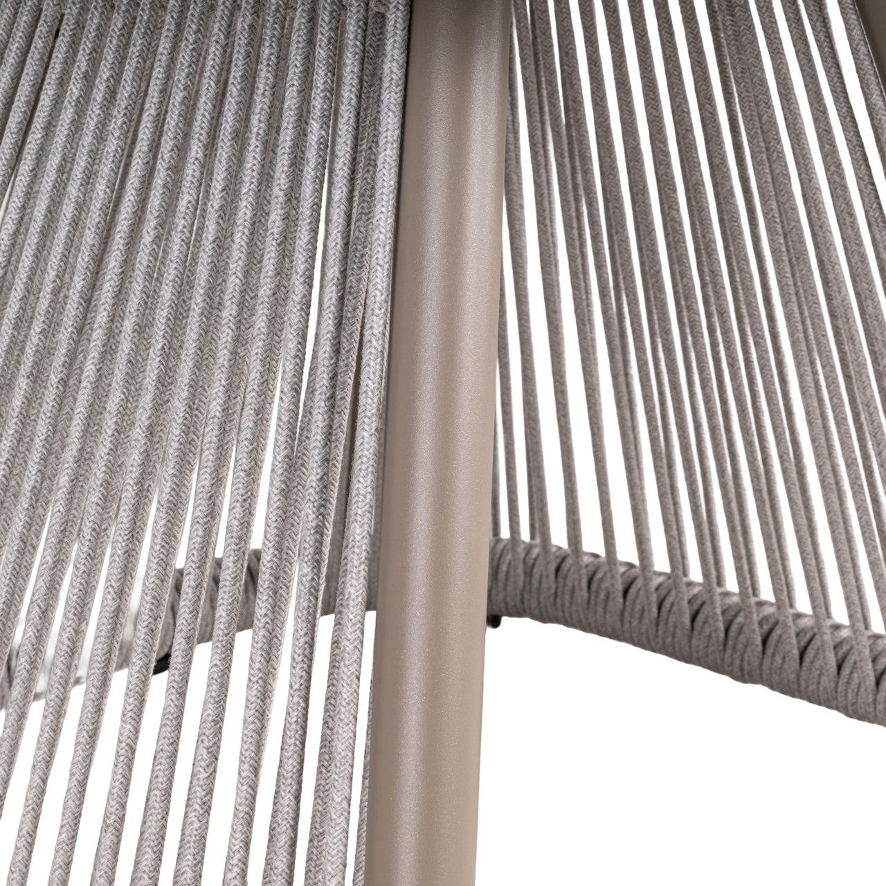 Záhradná stolička NUBA šedobéžová