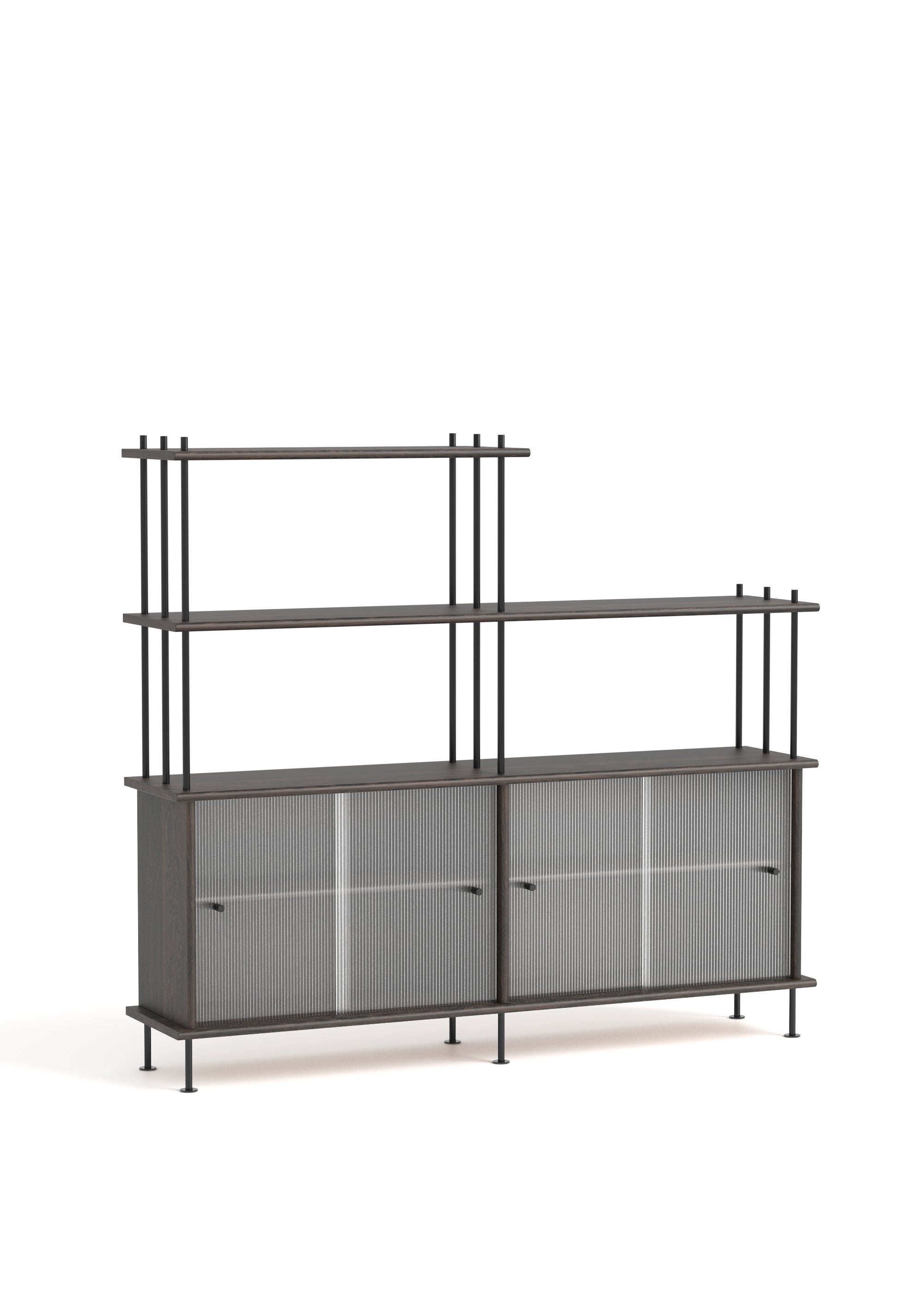 BAVA 160 Cabinet in Ebony Oak Wood