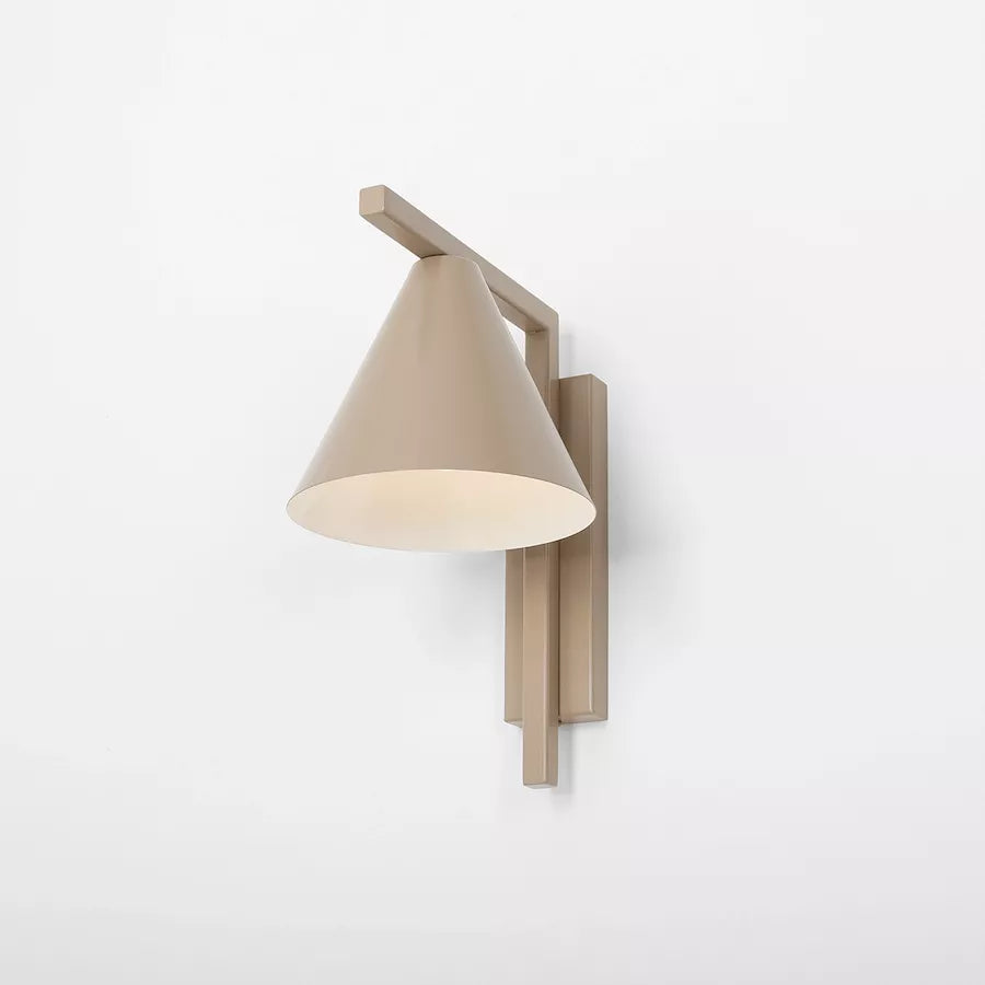 Beige forms wall lamp