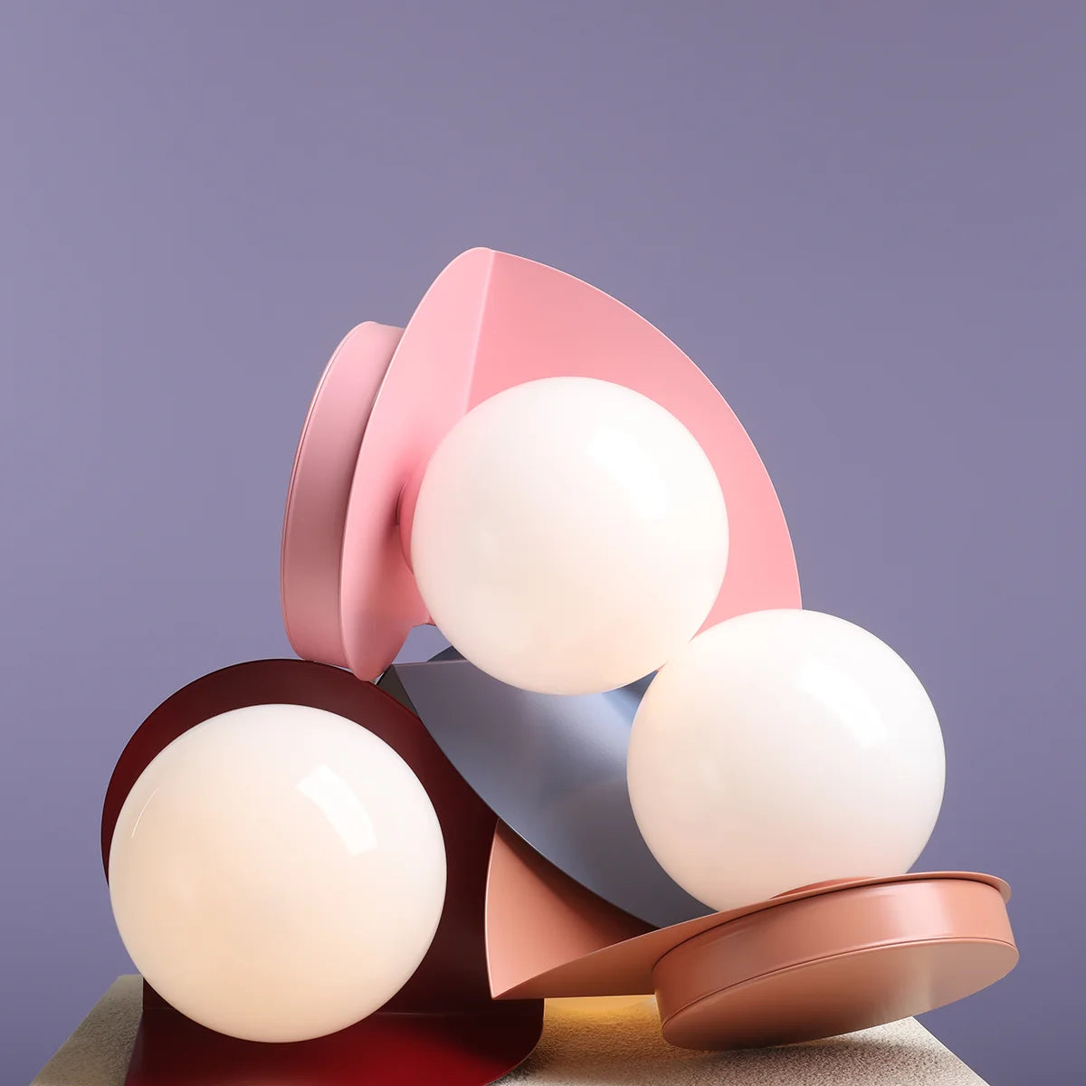 Coral loop table lamp