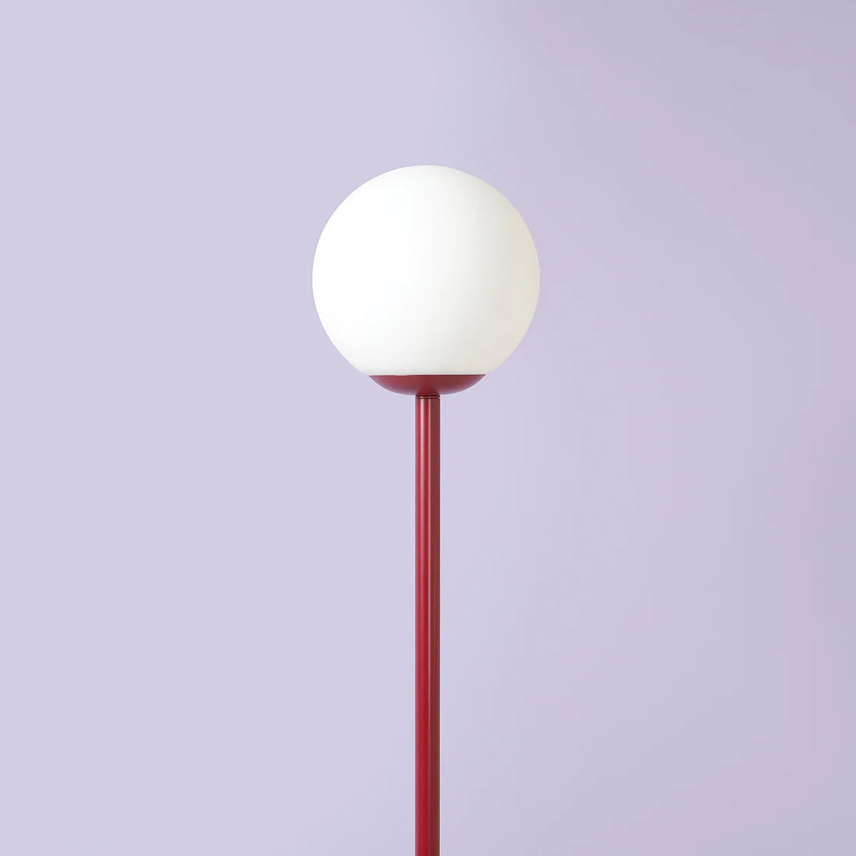 Pinne red floor lamp