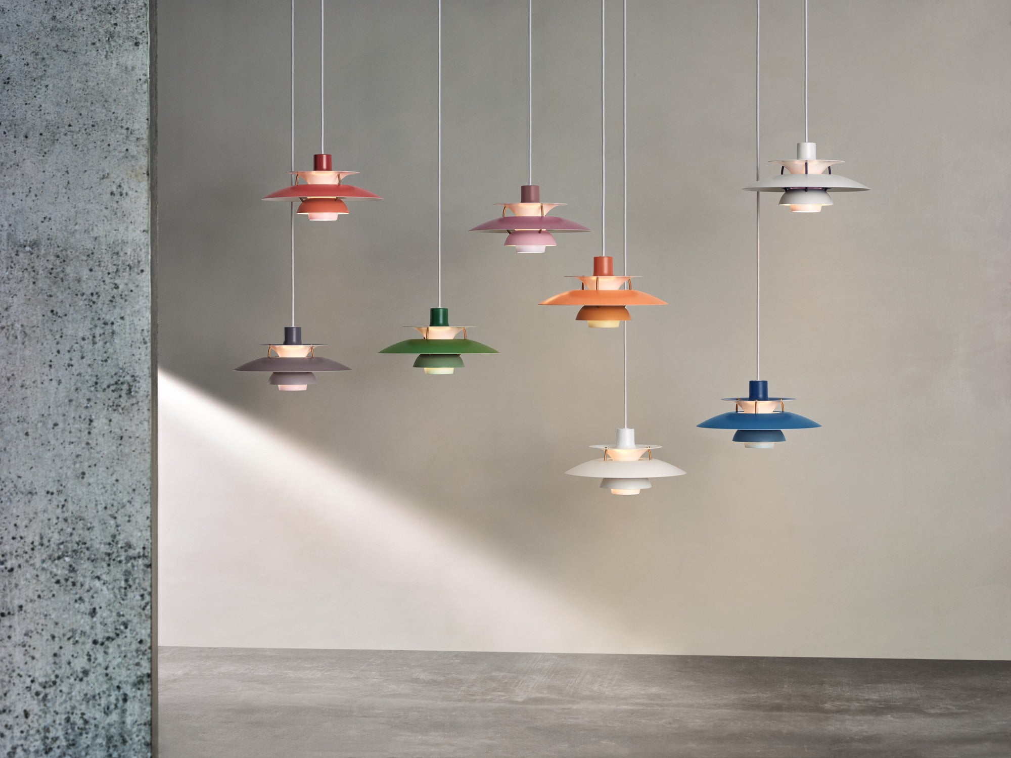 PH 5 pendant lamp in shades of green